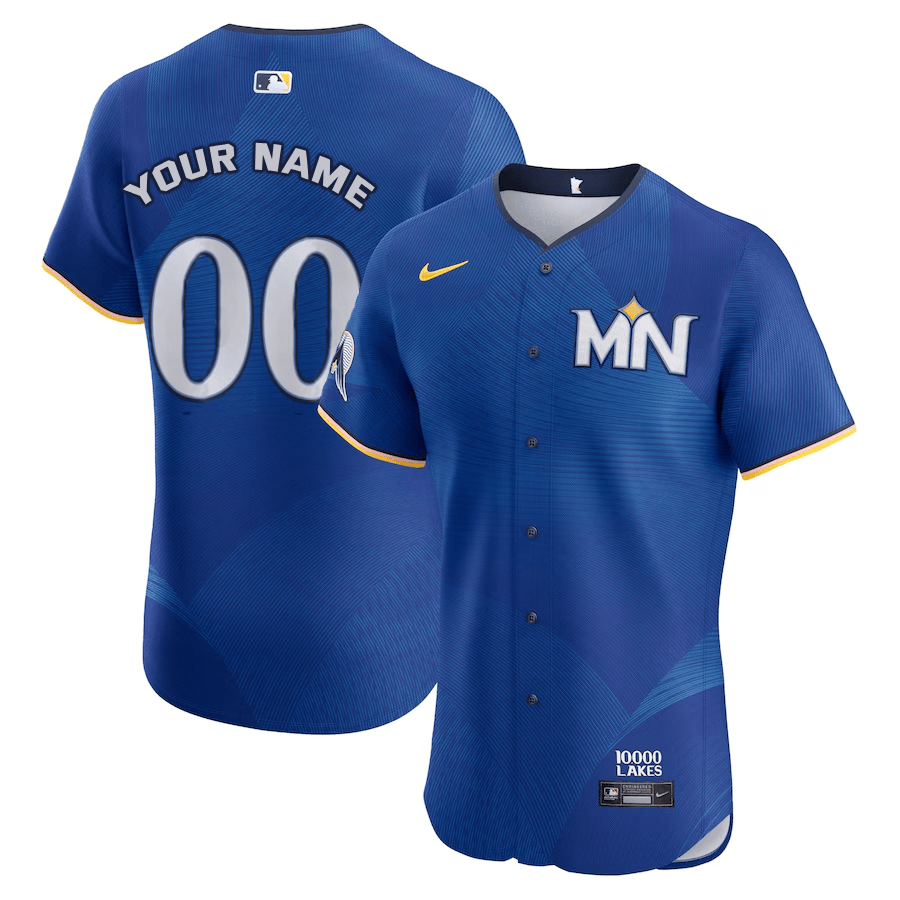 Custom Minnesota Twins Royal 2024 City Connect Limited Jersey - All Stitched