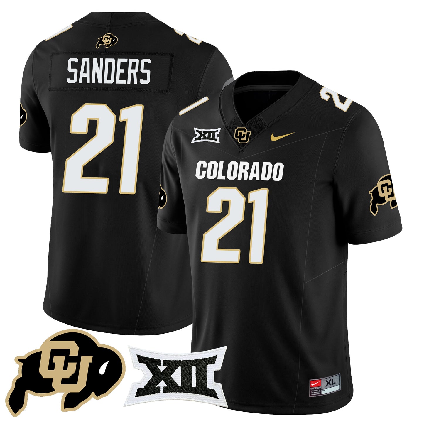 Colorado Buffaloes 2024 Vapor Limited Jersey N1 - All Stitched