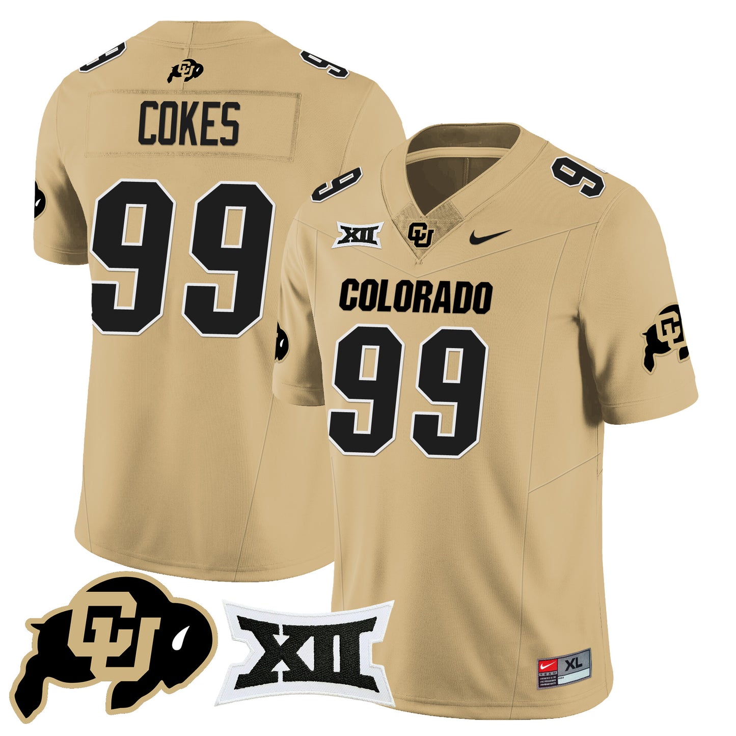 Colorado Buffaloes 2024 Vapor Limited Jersey N1 - All Stitched