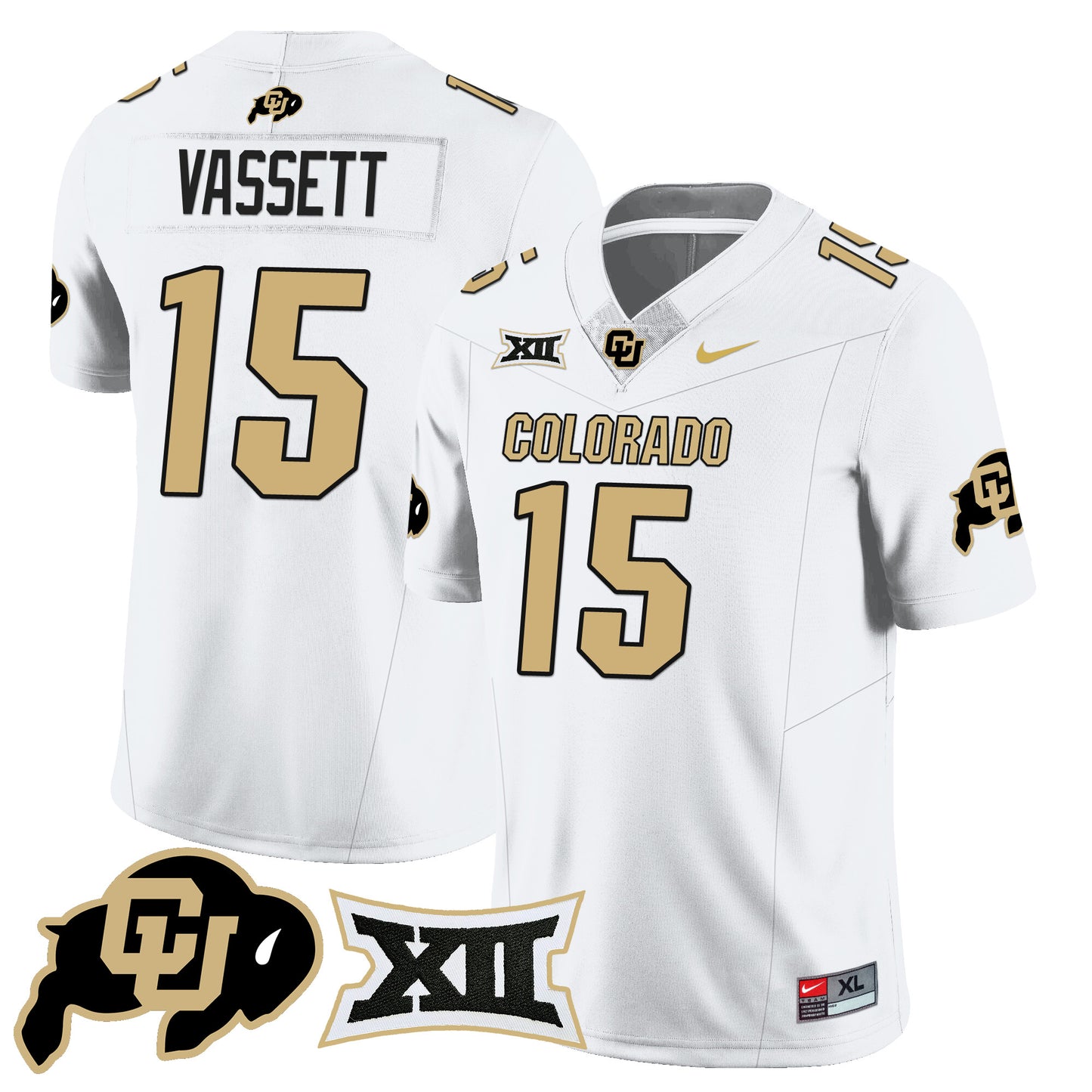 Colorado Buffaloes 2024 Vapor Limited Jersey N1 - All Stitched