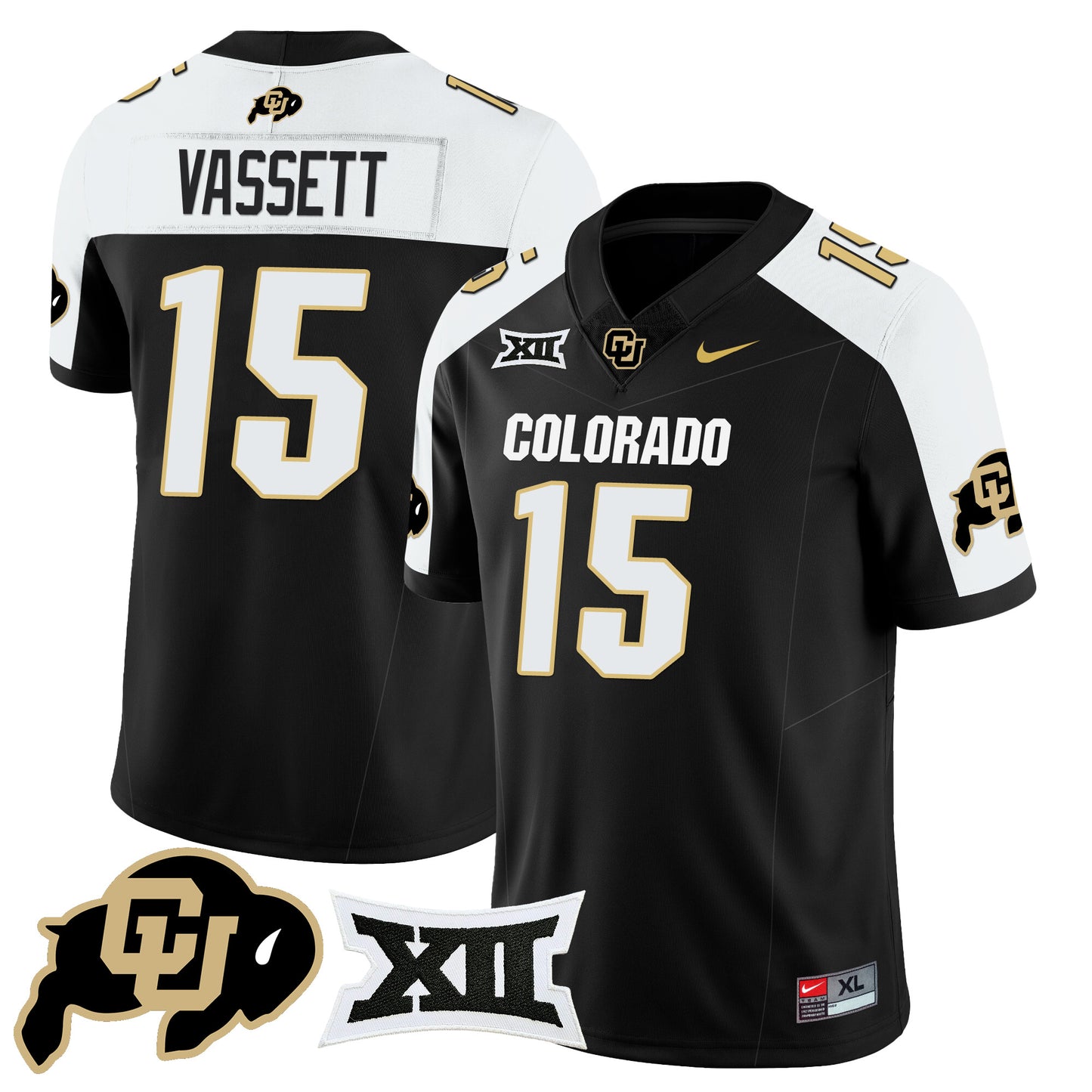 Colorado Buffaloes 2024 Vapor Limited Jersey N1 - All Stitched
