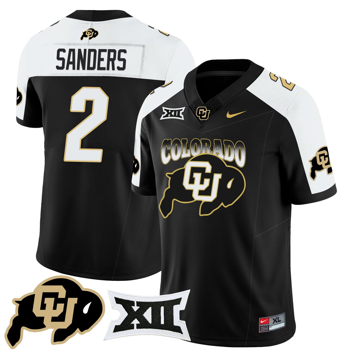 Colorado Buffaloes 2024 Vapor Limited Jersey N2 - All Stitched
