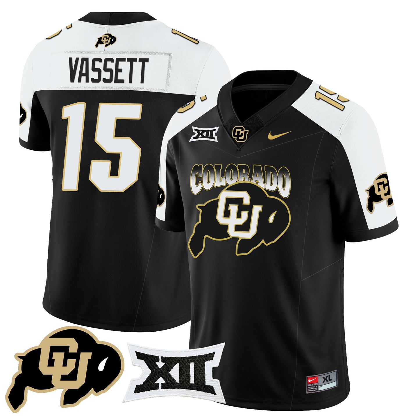Colorado Buffaloes 2024 Vapor Limited Jersey N2 - All Stitched