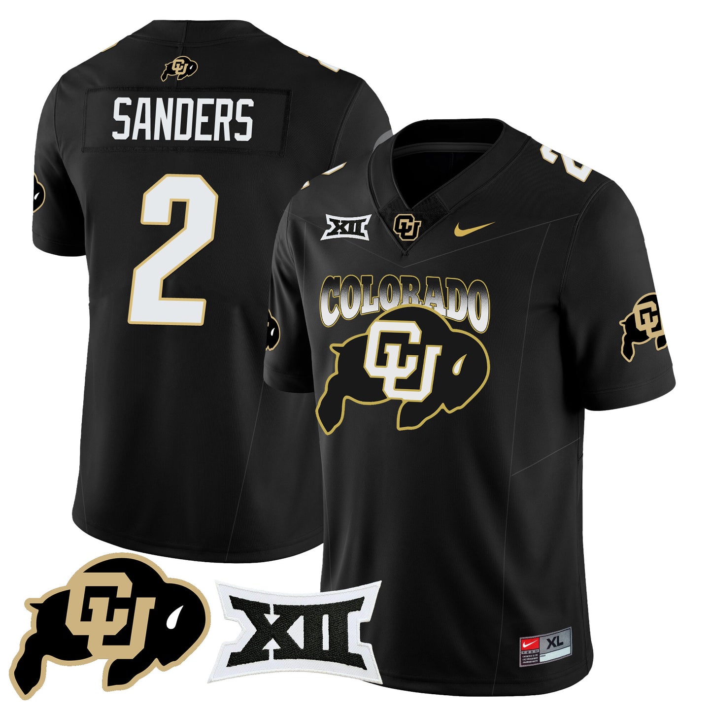 Colorado Buffaloes 2024 Vapor Limited Jersey N2 - All Stitched