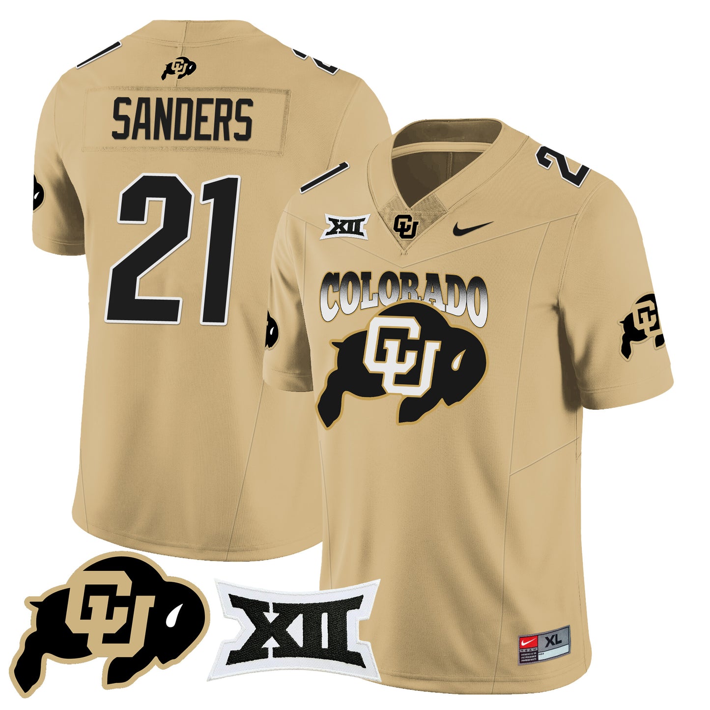 Colorado Buffaloes 2024 Vapor Limited Jersey N2 - All Stitched
