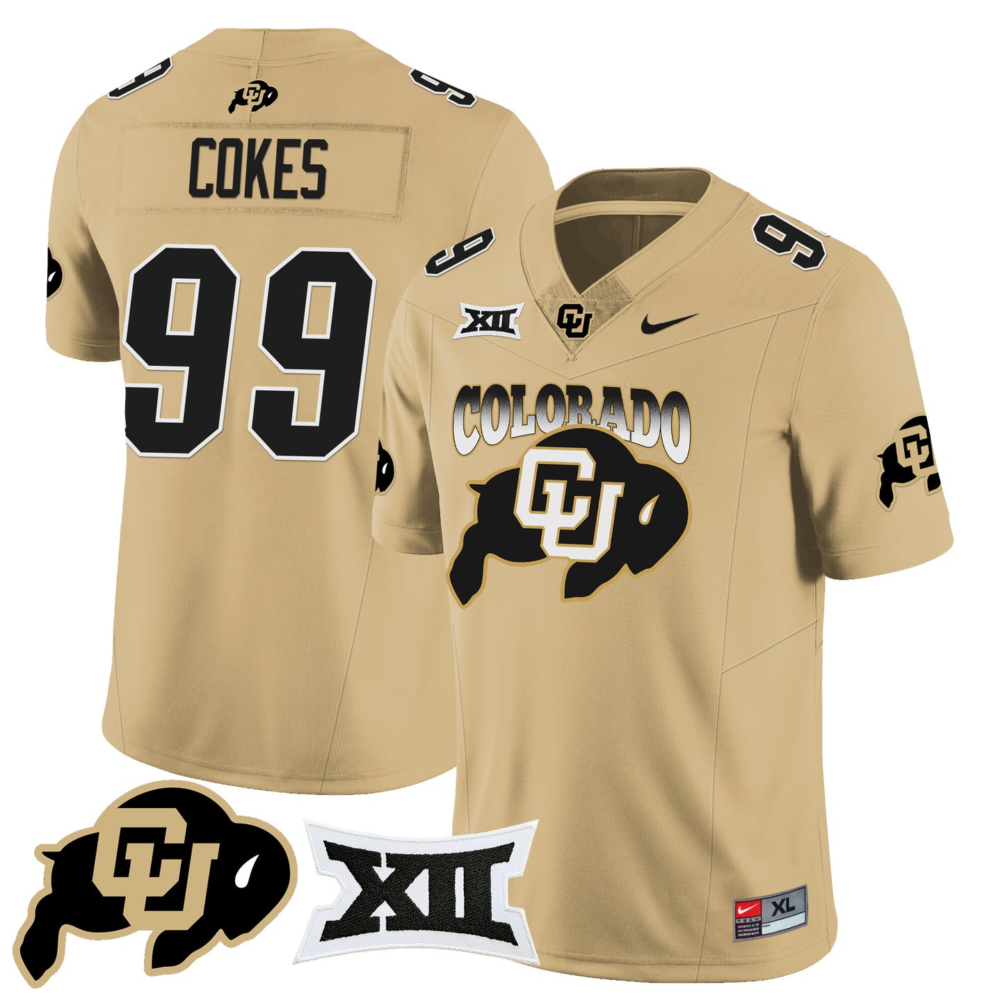 Colorado Buffaloes 2024 Vapor Limited Jersey N2 - All Stitched