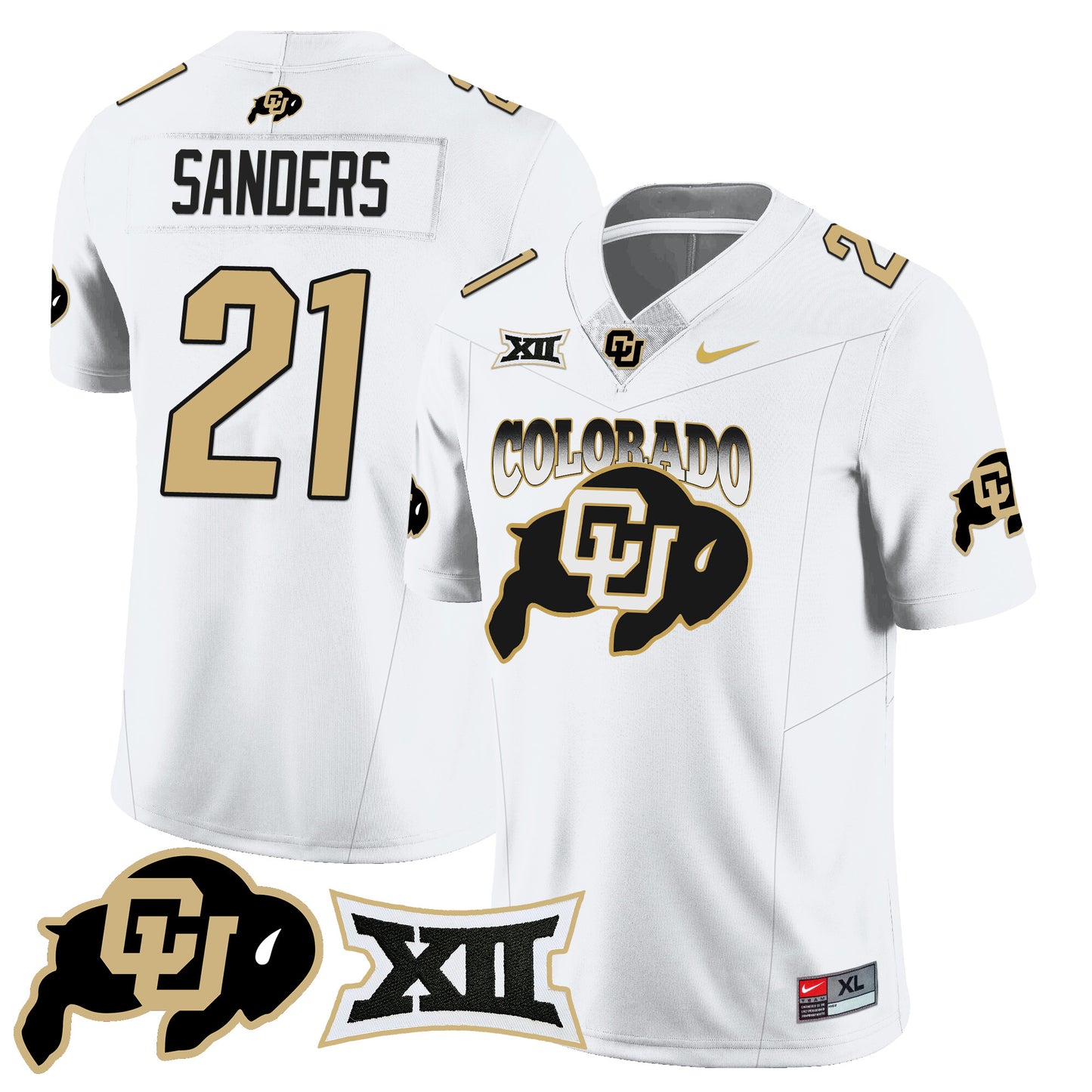 Colorado Buffaloes 2024 Vapor Limited Jersey N2 - All Stitched