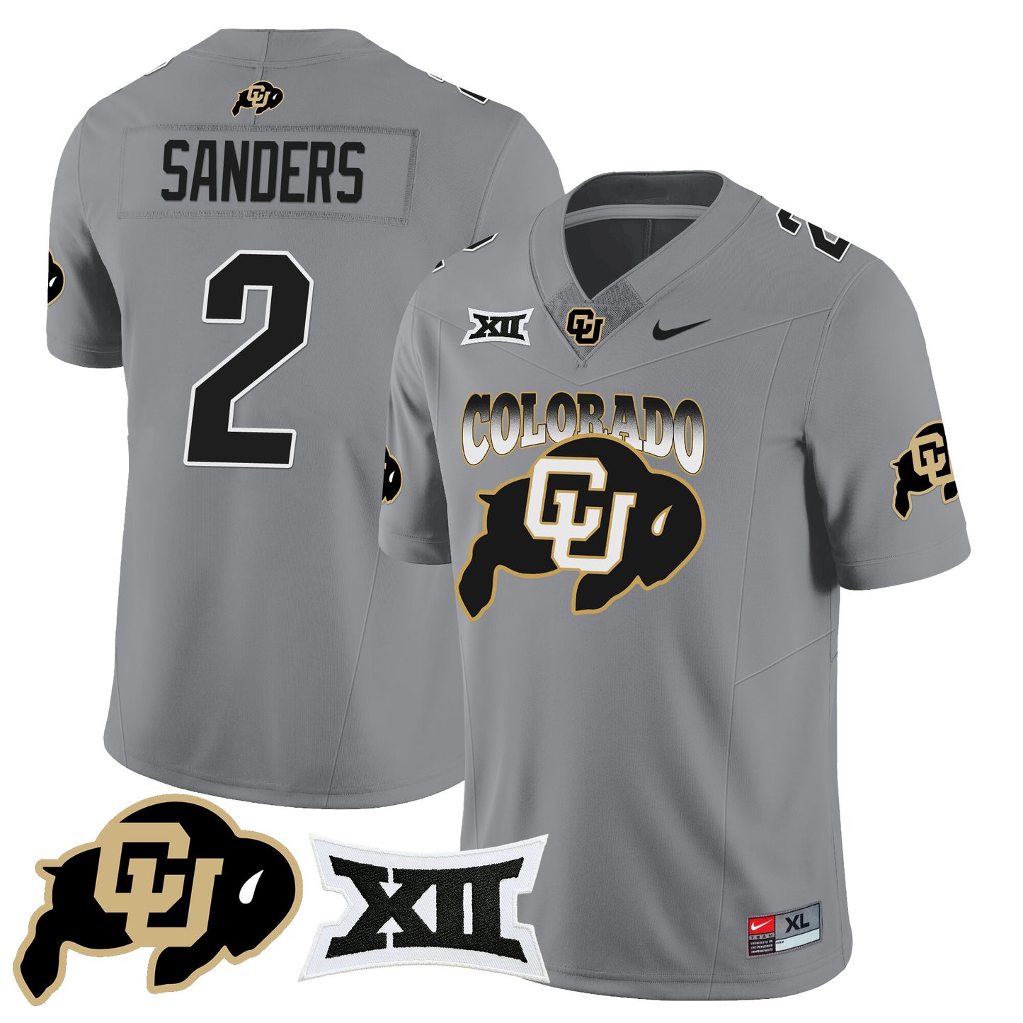 Colorado Buffaloes 2024 Vapor Limited Jersey N2 - All Stitched