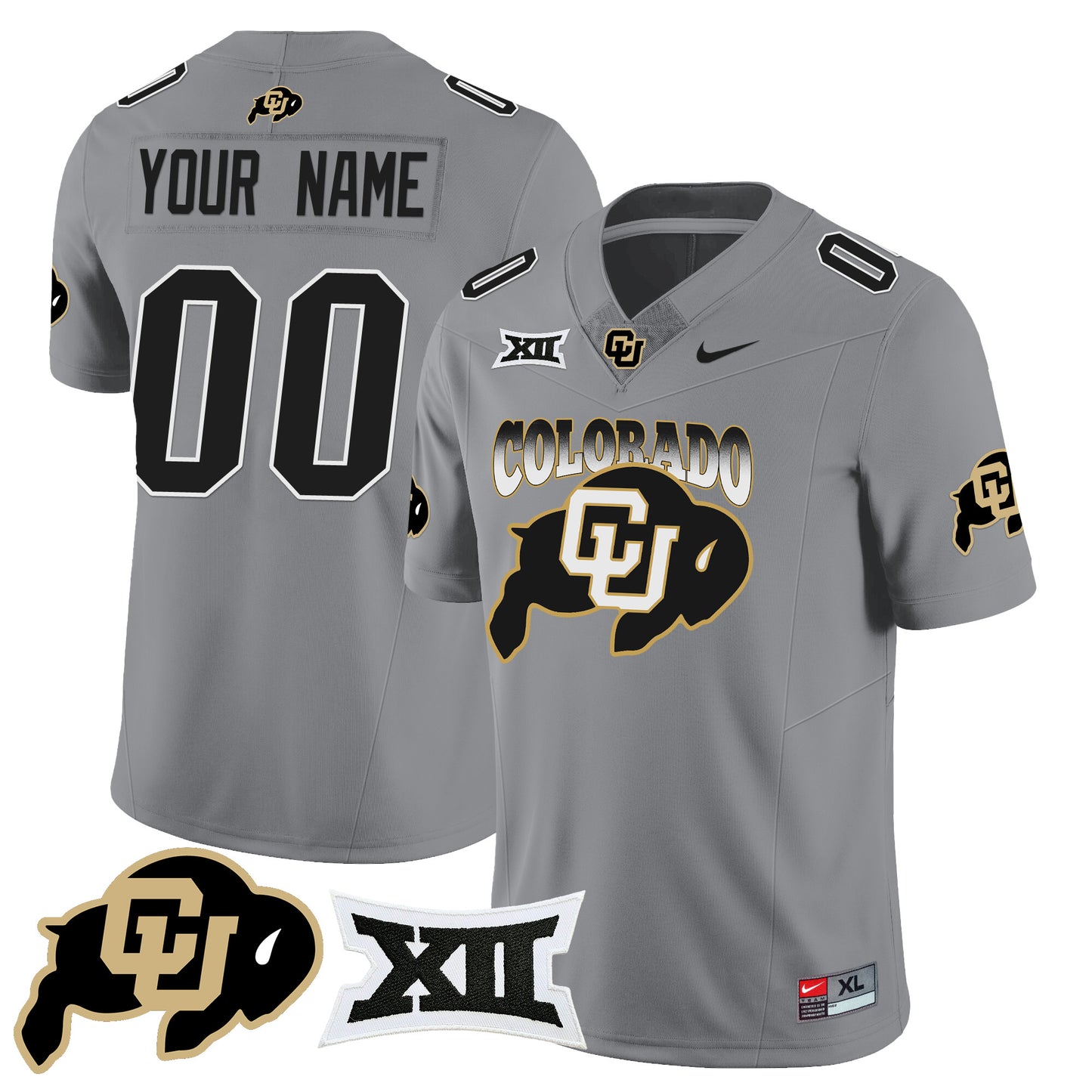 Custom Colorado Buffaloes 2024 Vapor Limited Jersey N2 - All Stitched