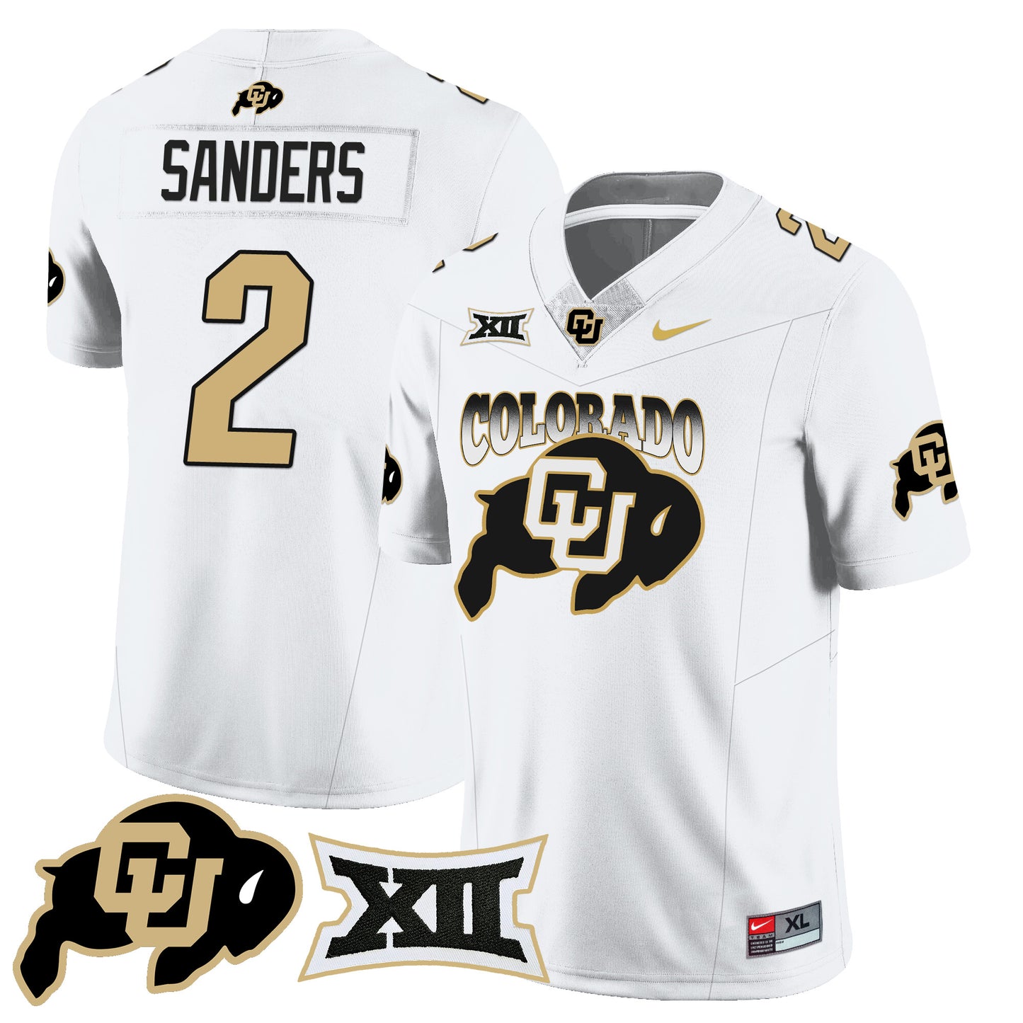 Colorado Buffaloes 2024 Vapor Limited Jersey N2 - All Stitched