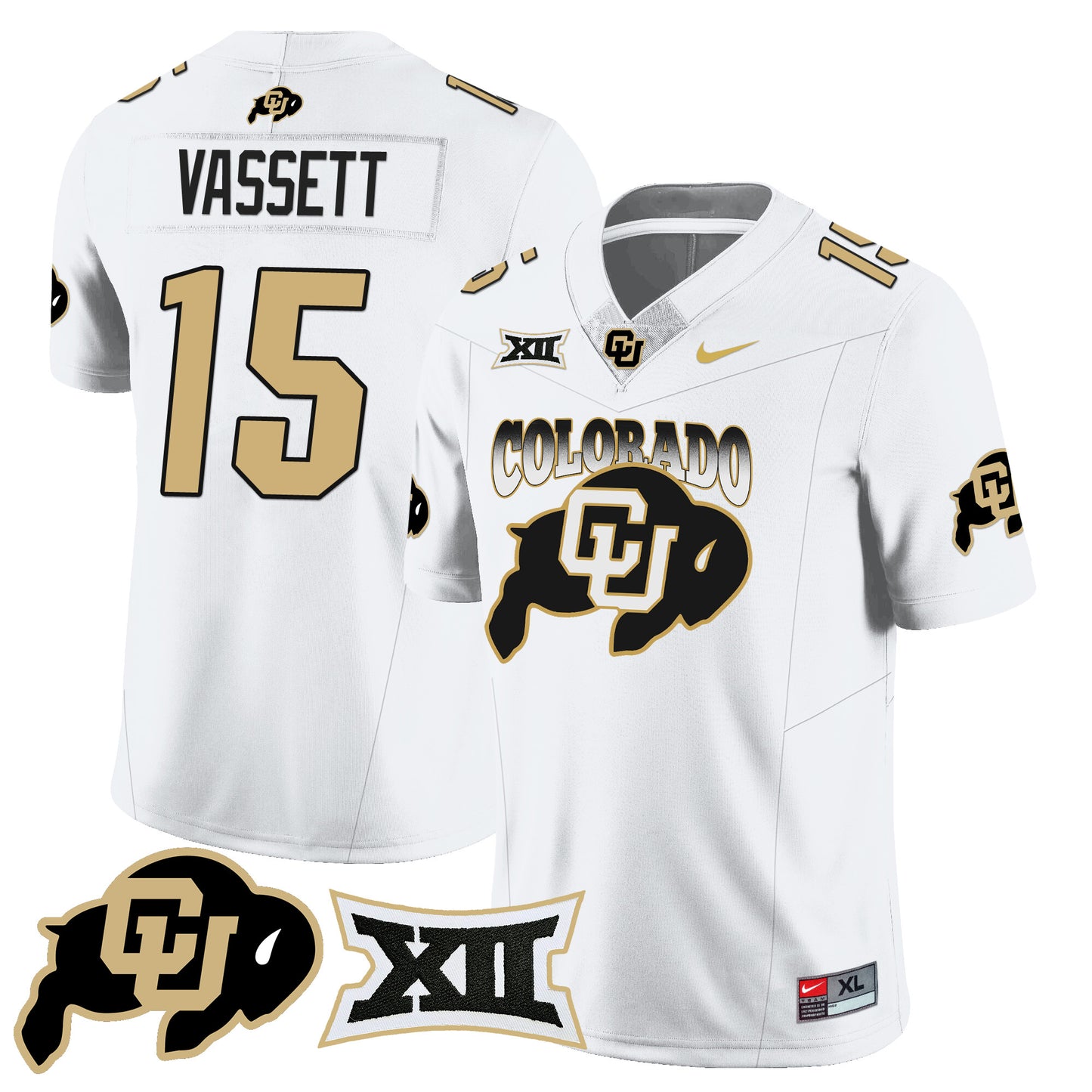 Colorado Buffaloes 2024 Vapor Limited Jersey N2 - All Stitched