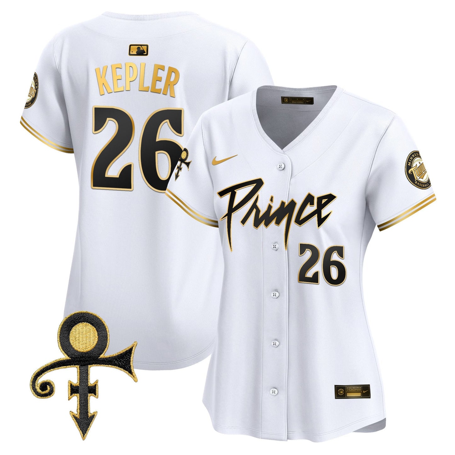 WoMinnesota Twins Prince Patch Vapor Premier Limited Jersey V4 - All Stitched