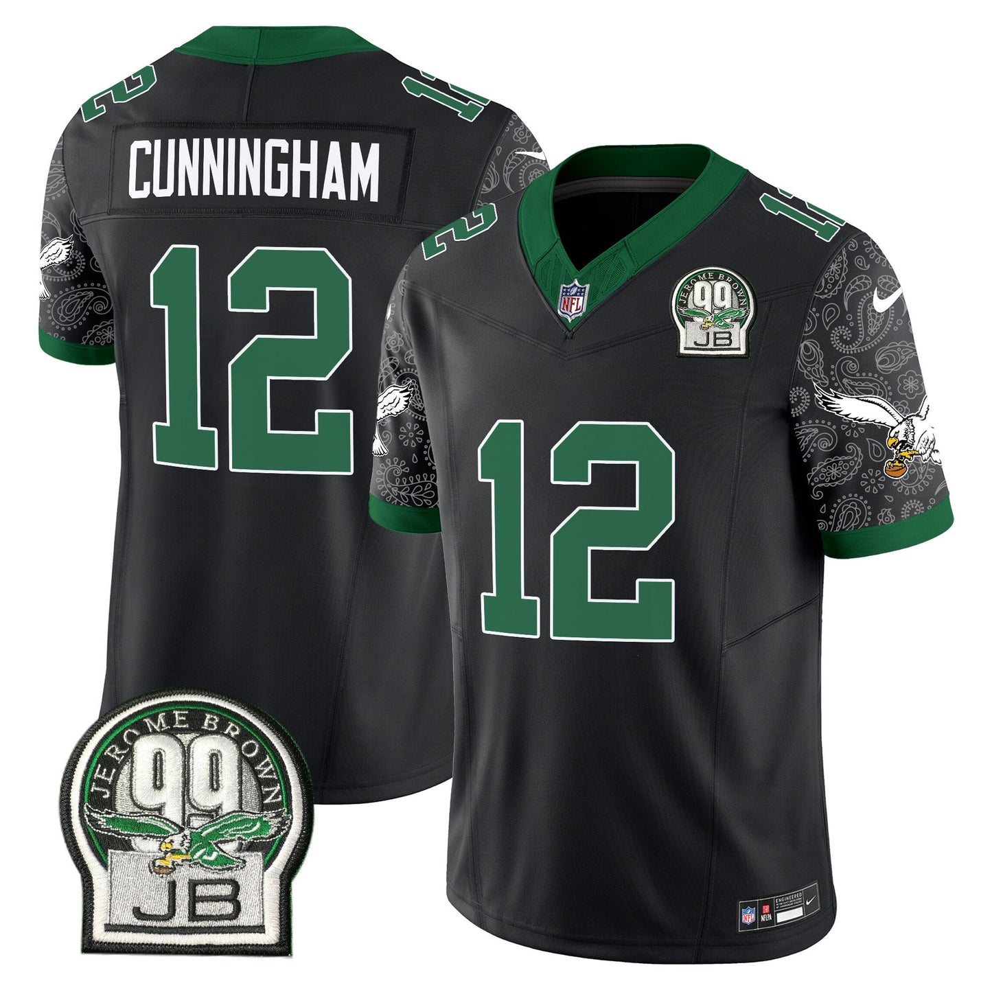 Eagles Kelly Green Vapor Limited Jersey V4 - All Stitched