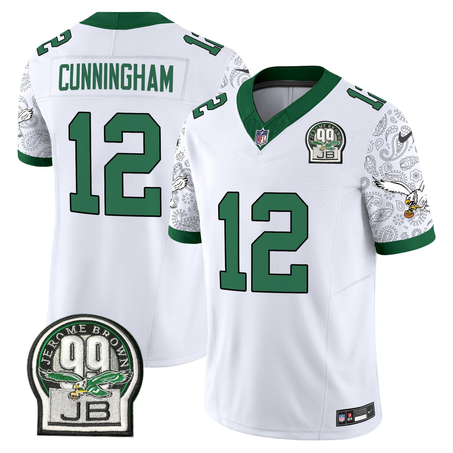 Eagles Kelly Green Vapor Limited Jersey V4 - All Stitched