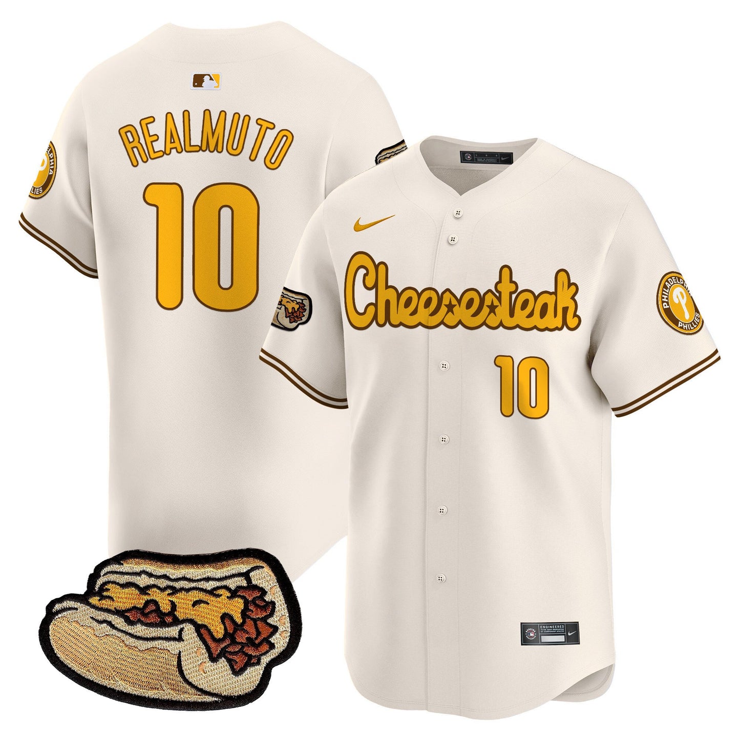 Phillies Cheesesteak Vapor Premier Limited Jersey - All Stitched