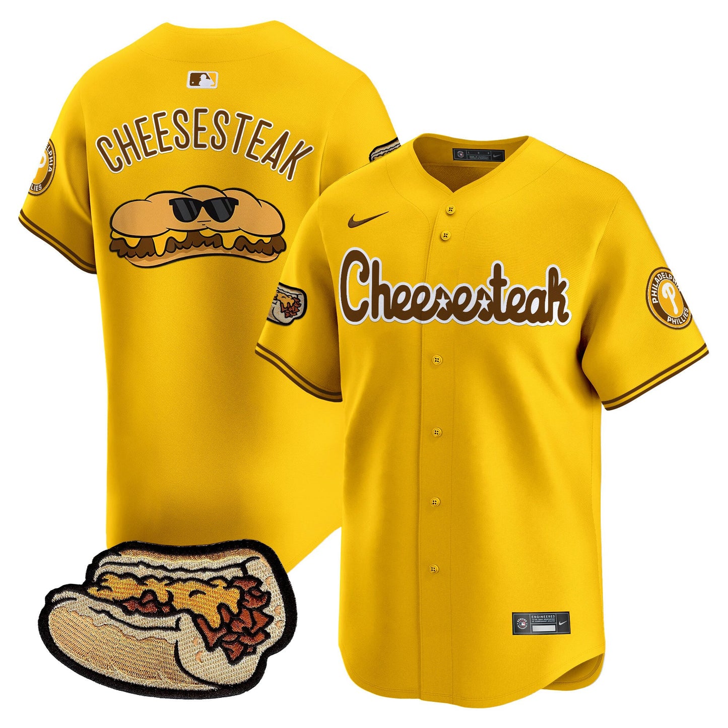 Phillies Cheesesteak Vapor Premier Limited Jersey - All Stitched