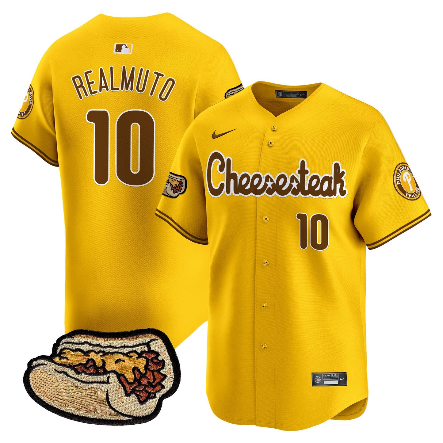 Phillies Cheesesteak Vapor Premier Limited Jersey - All Stitched