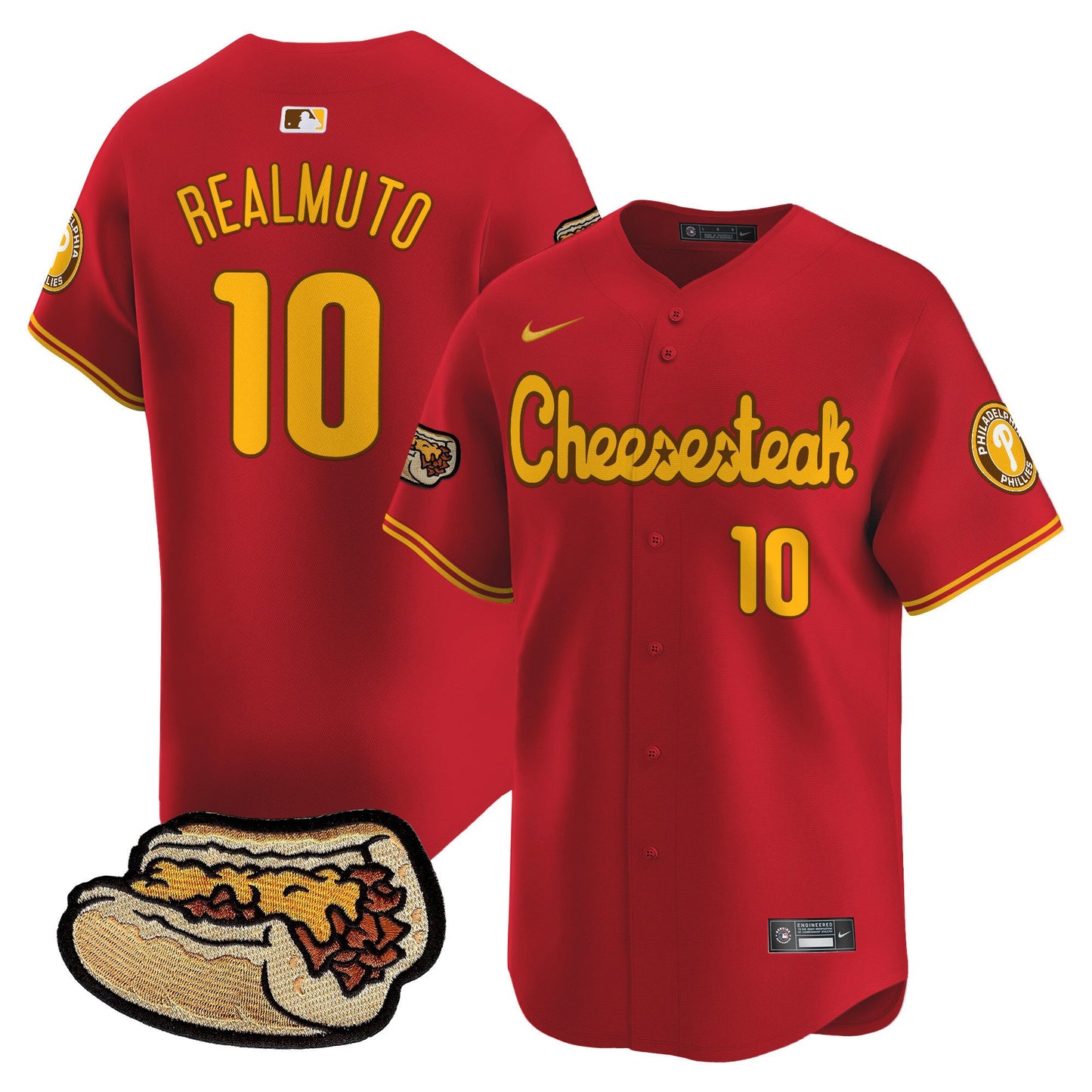 Phillies Cheesesteak Vapor Premier Limited Jersey - All Stitched