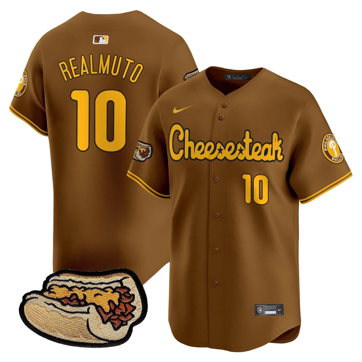 Phillies Cheesesteak Vapor Premier Limited Jersey - All Stitched