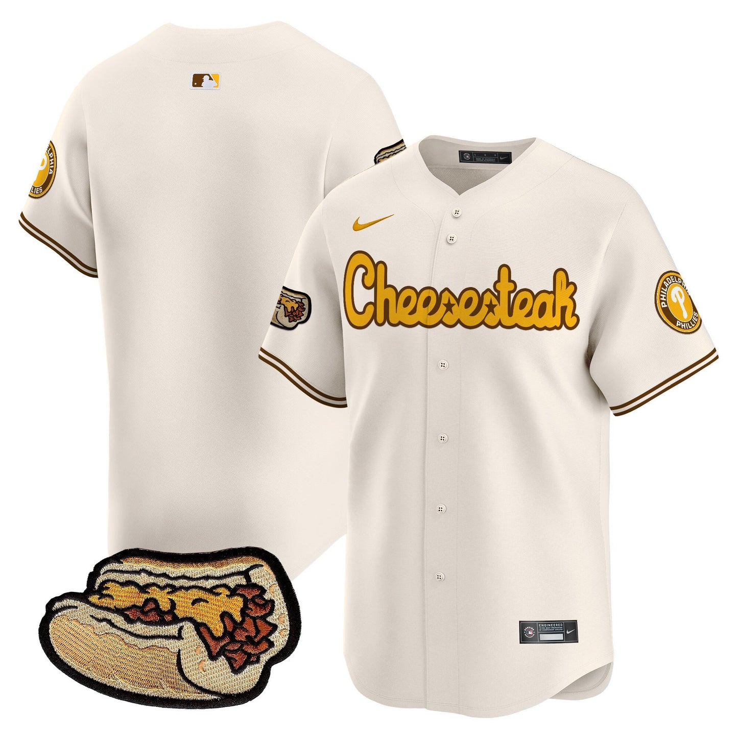Phillies Cheesesteak Vapor Premier Limited Jersey - All Stitched
