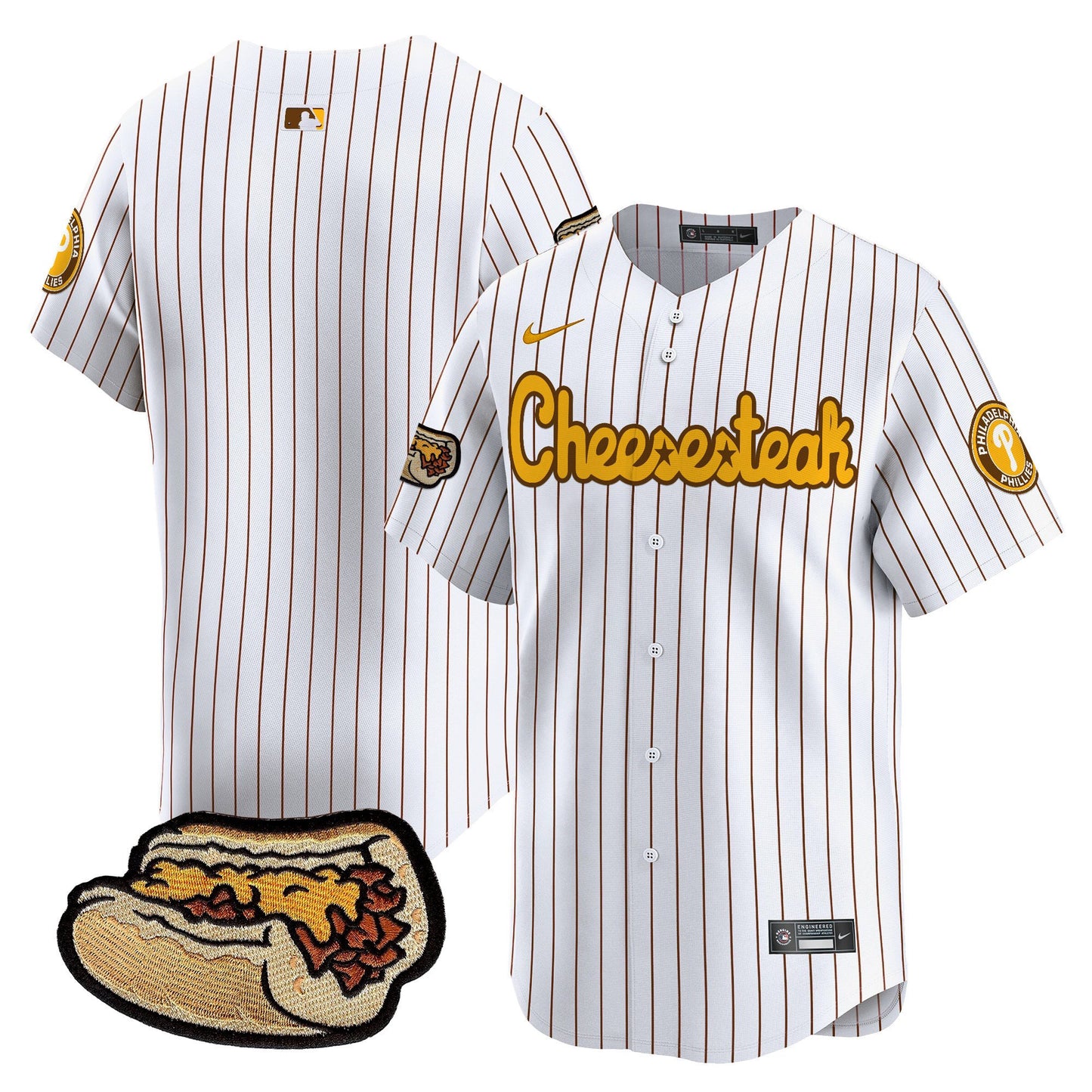 Phillies Cheesesteak Vapor Premier Limited Jersey - All Stitched