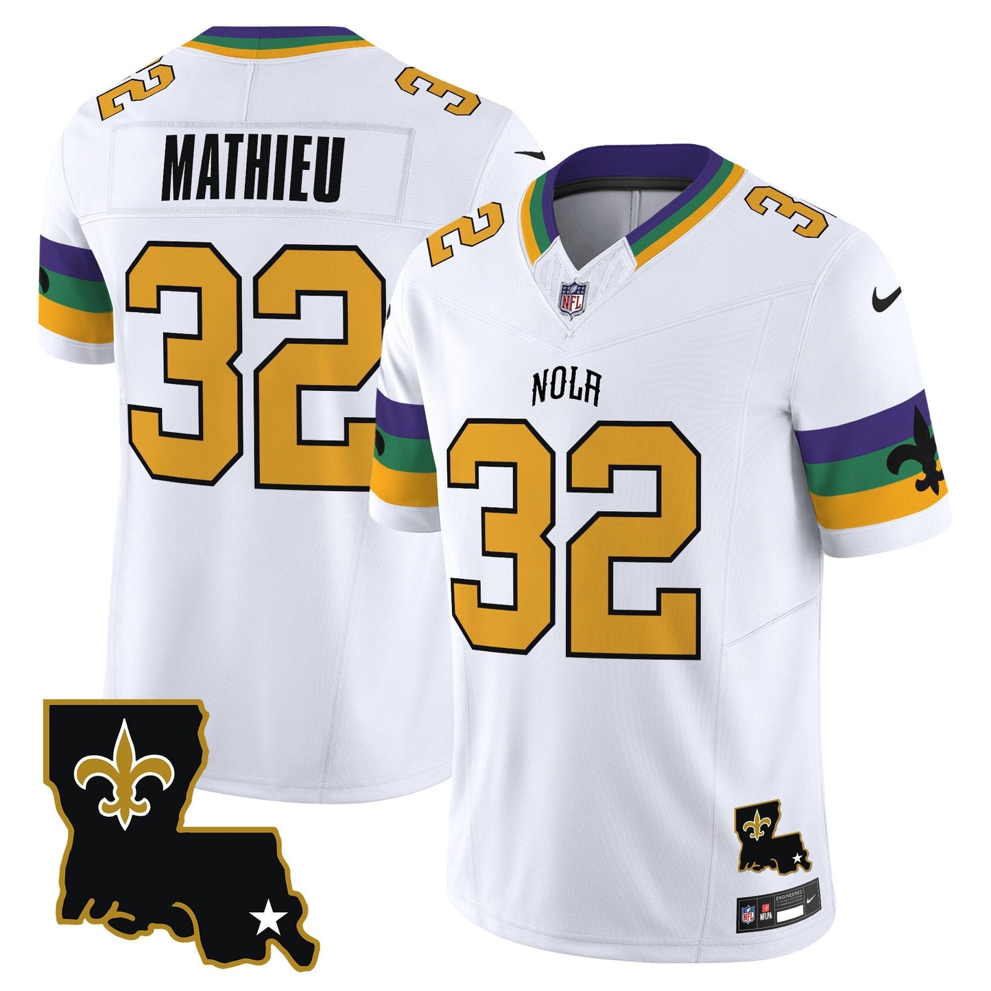 Saints 2024 New Orleans City Vapor Limited Jersey - All Stitched