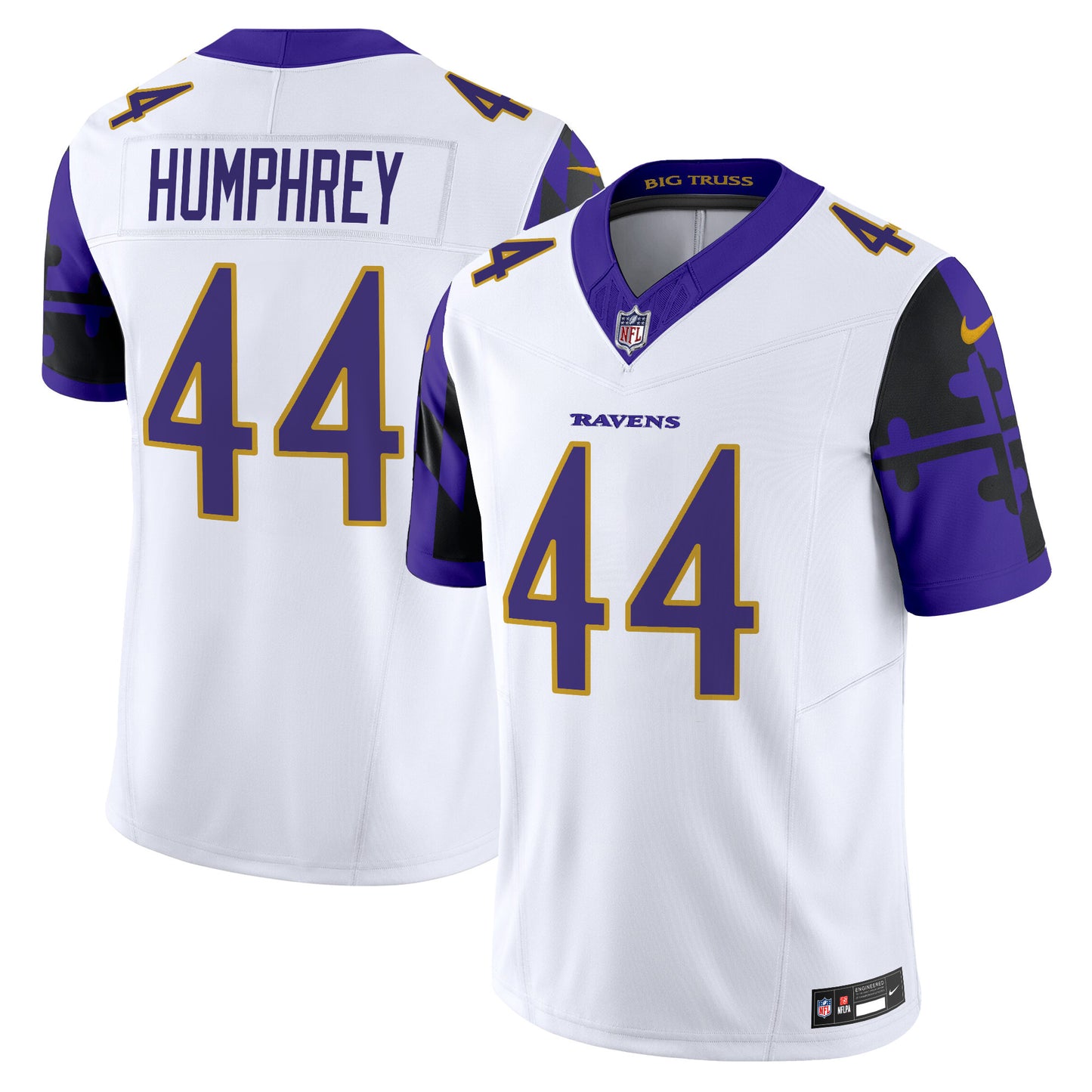 Ravens Maryland Flag Vapor Limited Jersey - All Stitched