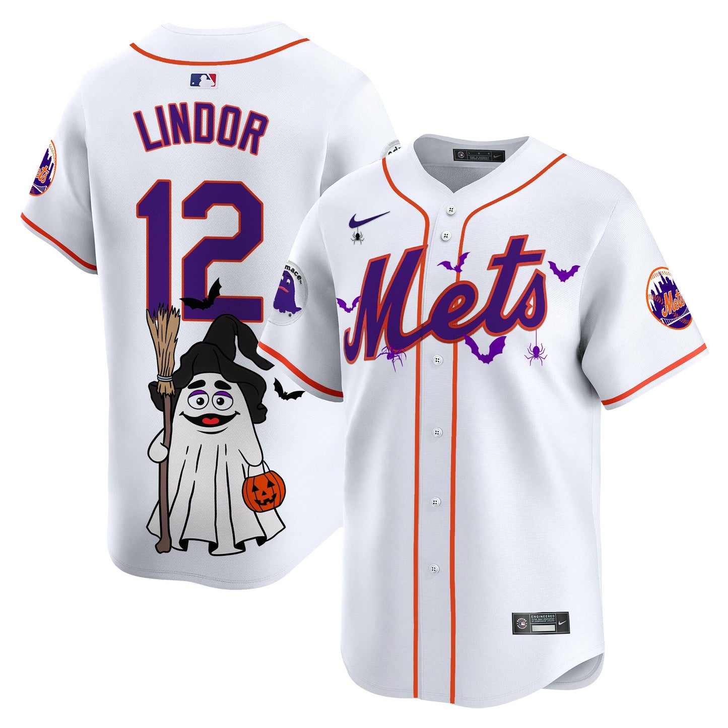 Mets Grimace Halloween Vapor Premier Limited Jersey V2- Printed