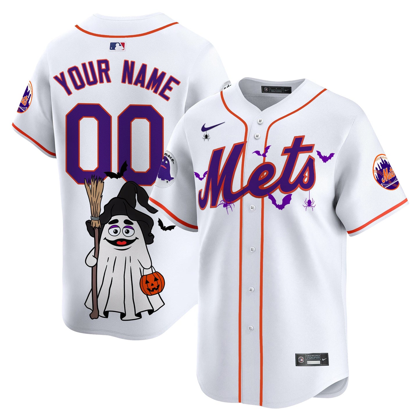 Mets Grimace Halloween Vapor Premier Limited Cusstom Jersey V2- Printed