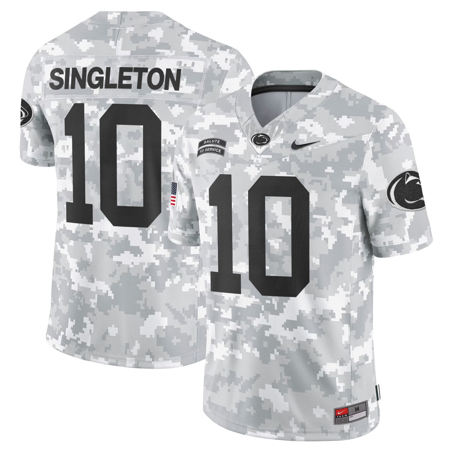 Penn State Nittany Lions 2024 Salute to Service Vapor Limited Jersey - Arctic Camo - All Stitched