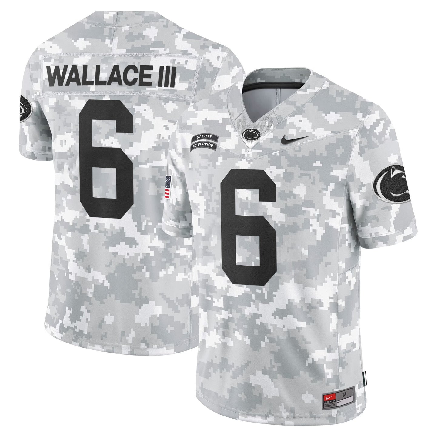 Penn State Nittany Lions 2024 Salute to Service Vapor Limited Jersey - Arctic Camo - All Stitched