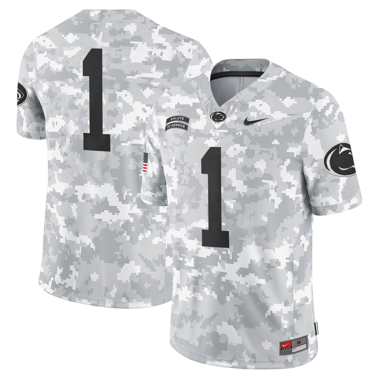 Penn State Nittany Lions 2024 Salute to Service Vapor Limited Jersey - Arctic Camo - All Stitched