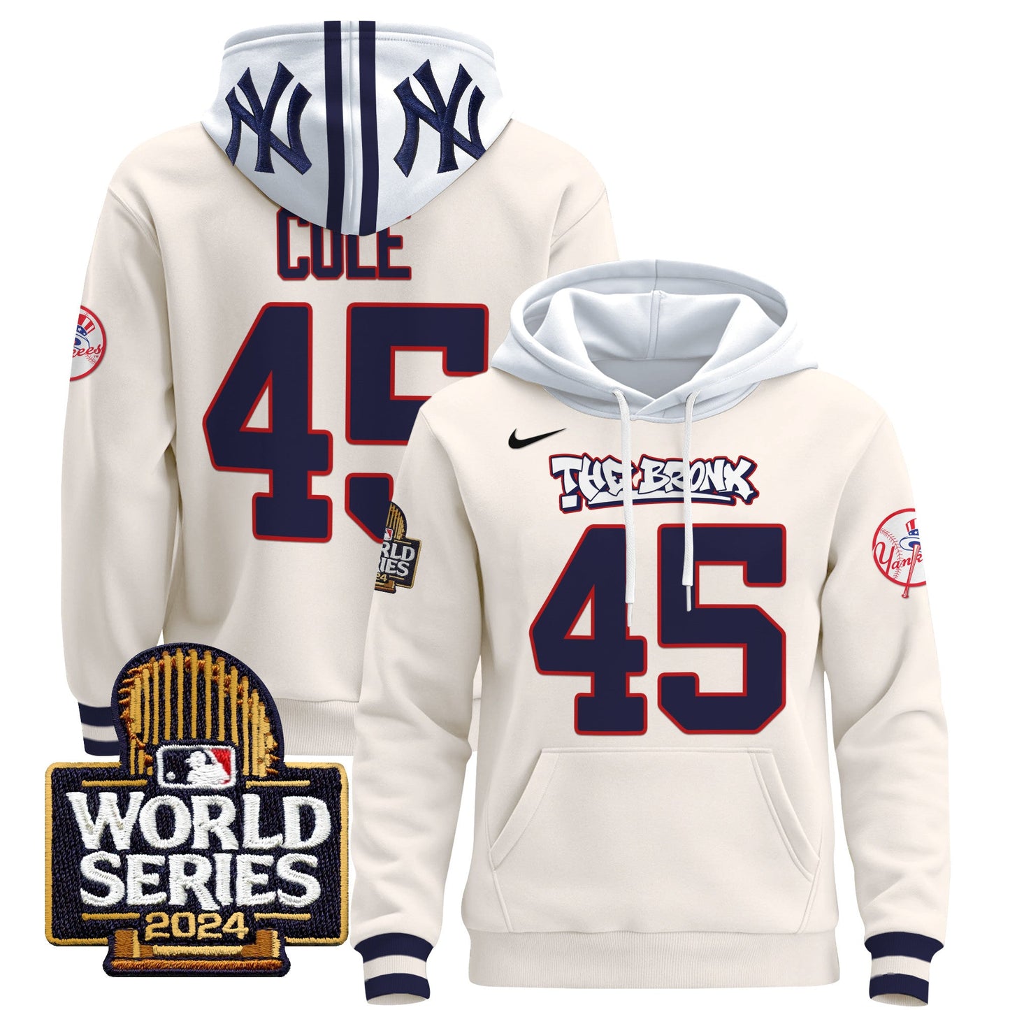 New York Yankees 2024 World Series Pullover Hoodie - All Stitched