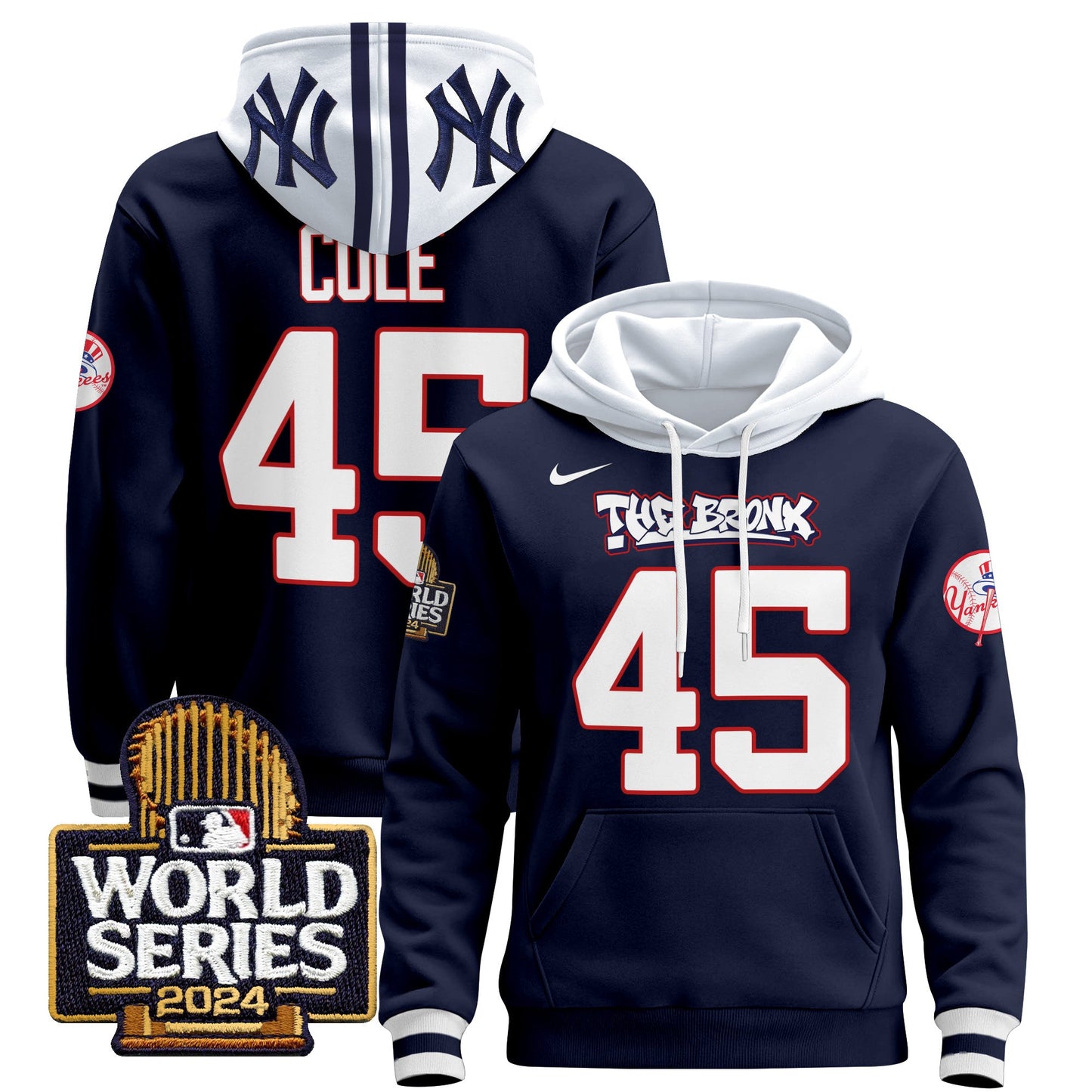 New York Yankees 2024 World Series Pullover Hoodie - All Stitched