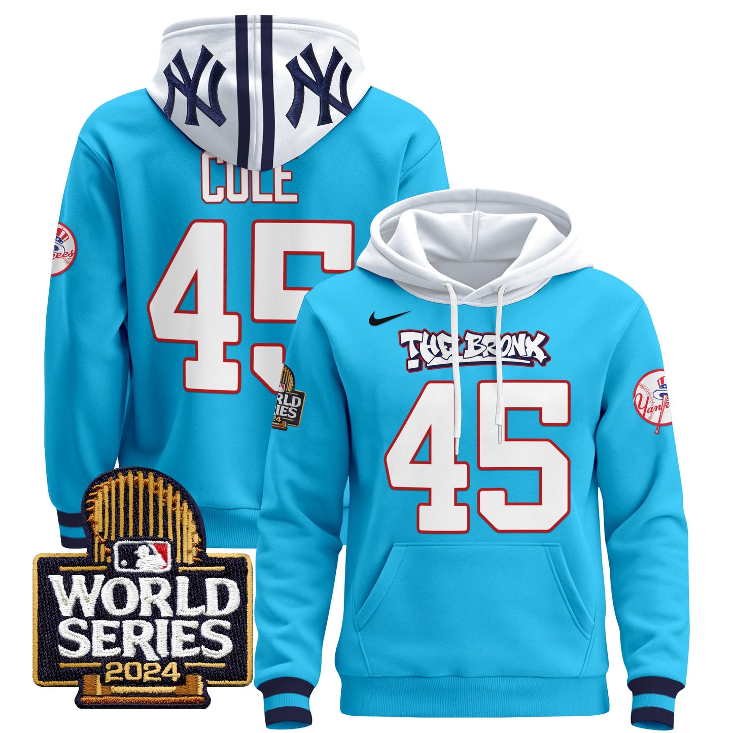 New York Yankees 2024 World Series Pullover Hoodie - All Stitched