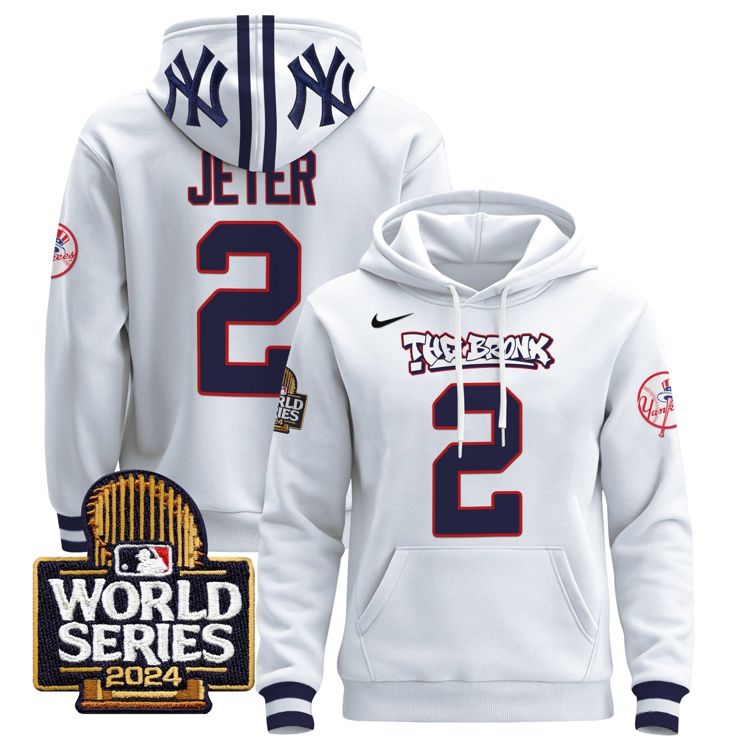 New York Yankees 2024 World Series Pullover Hoodie - All Stitched
