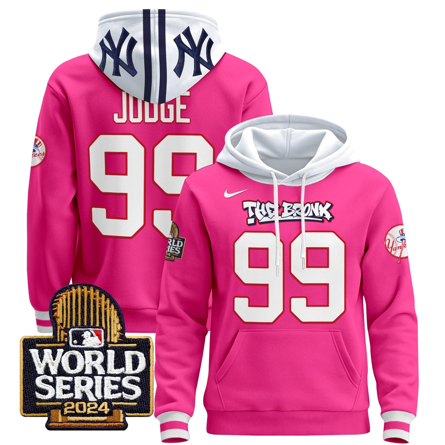 New York Yankees 2024 World Series Pullover Hoodie - All Stitched