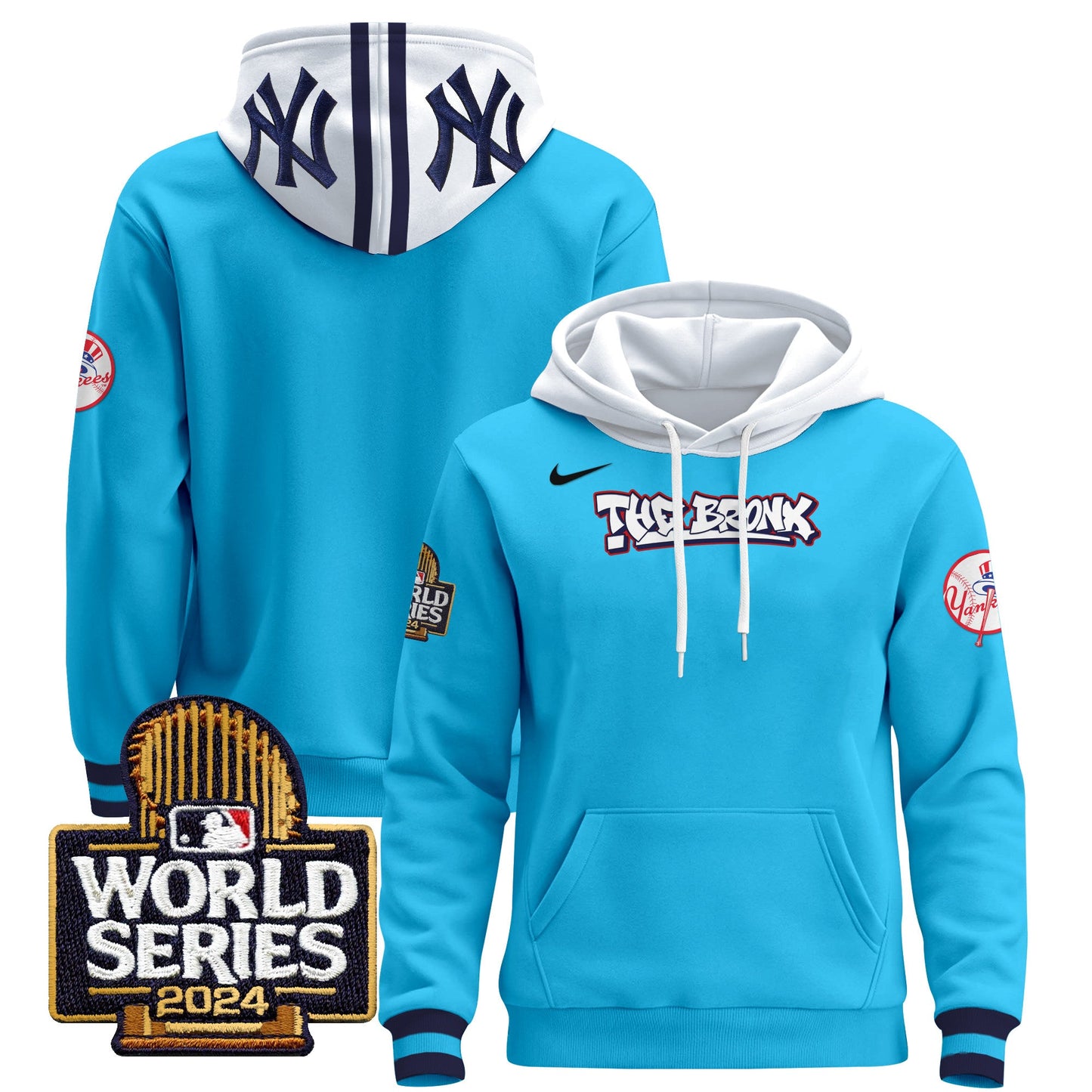 New York Yankees 2024 World Series Pullover Hoodie - All Stitched