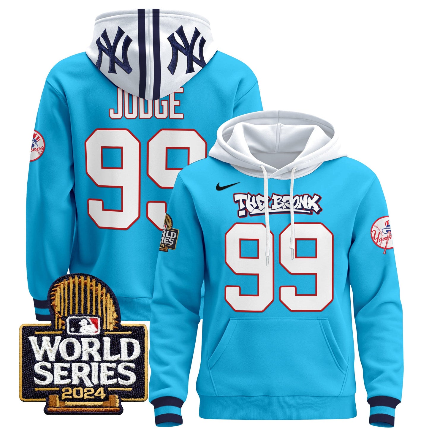 New York Yankees 2024 World Series Pullover Hoodie - All Stitched