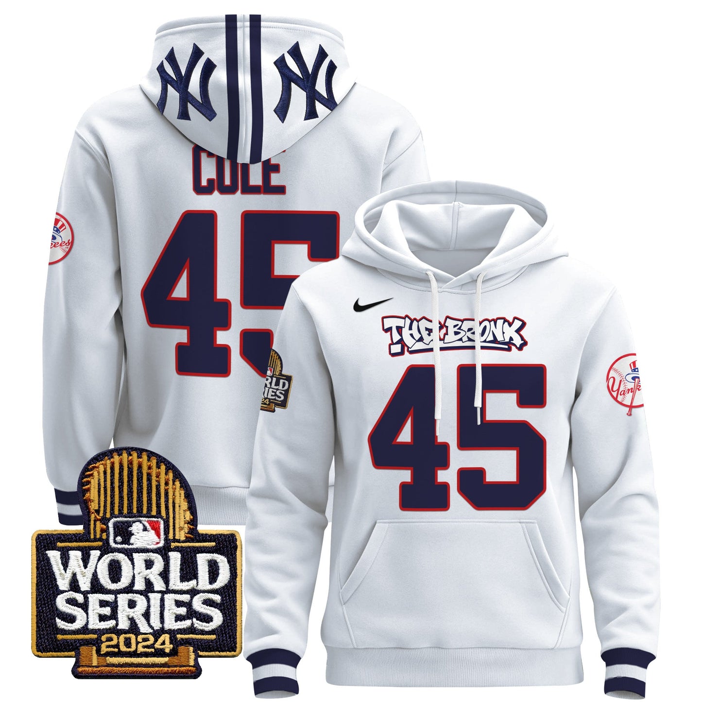 New York Yankees 2024 World Series Pullover Hoodie - All Stitched