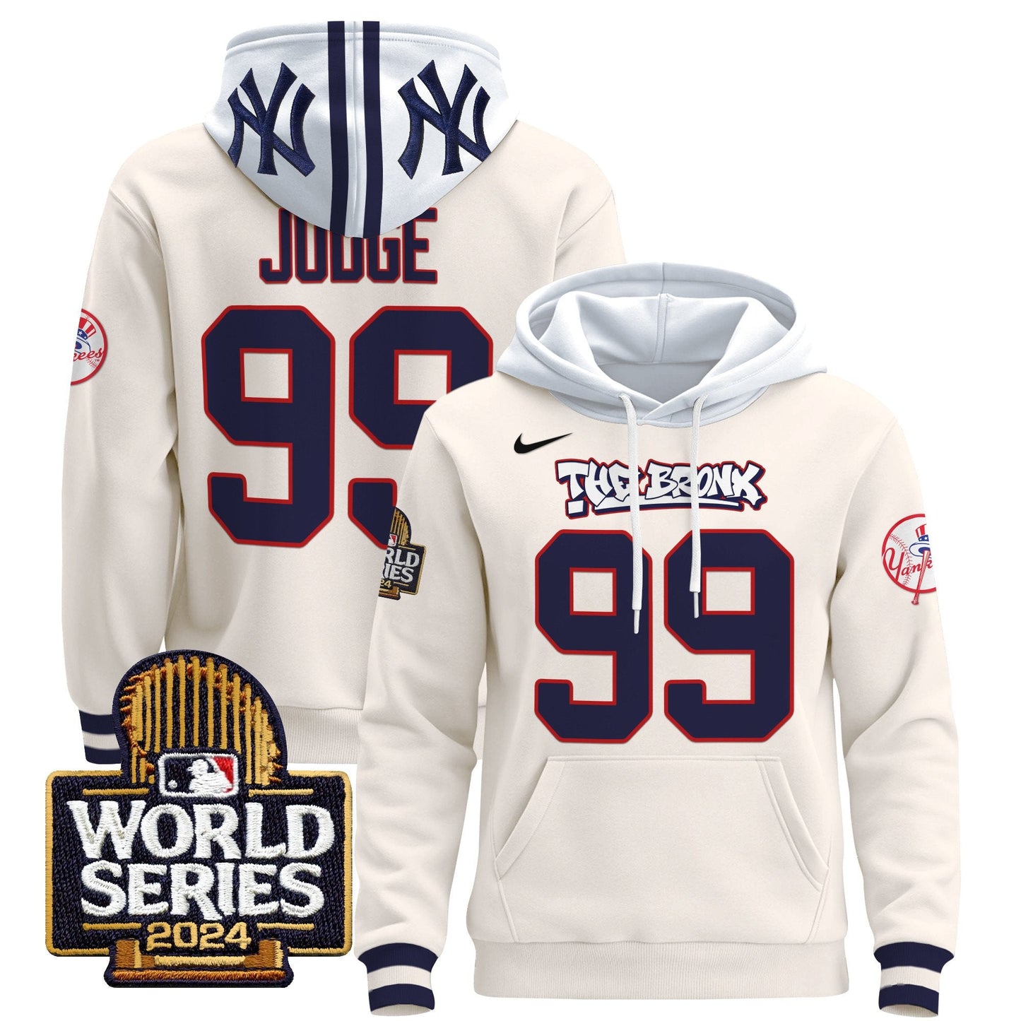 New York Yankees 2024 World Series Pullover Hoodie - All Stitched