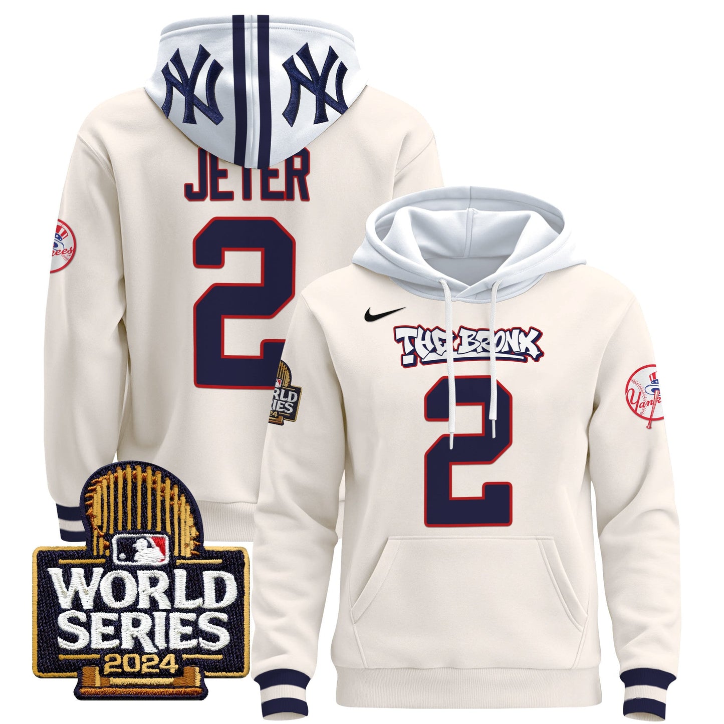 New York Yankees 2024 World Series Pullover Hoodie - All Stitched