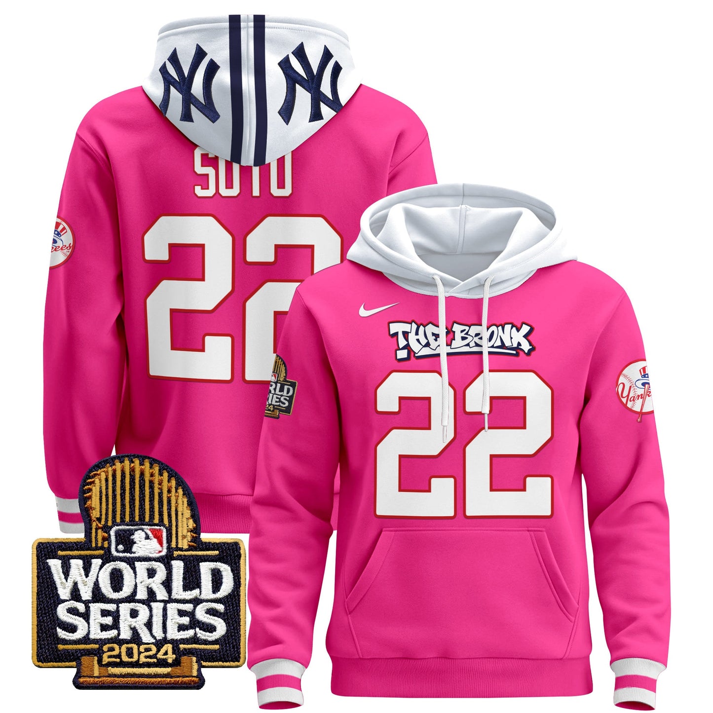 New York Yankees 2024 World Series Pullover Hoodie - All Stitched