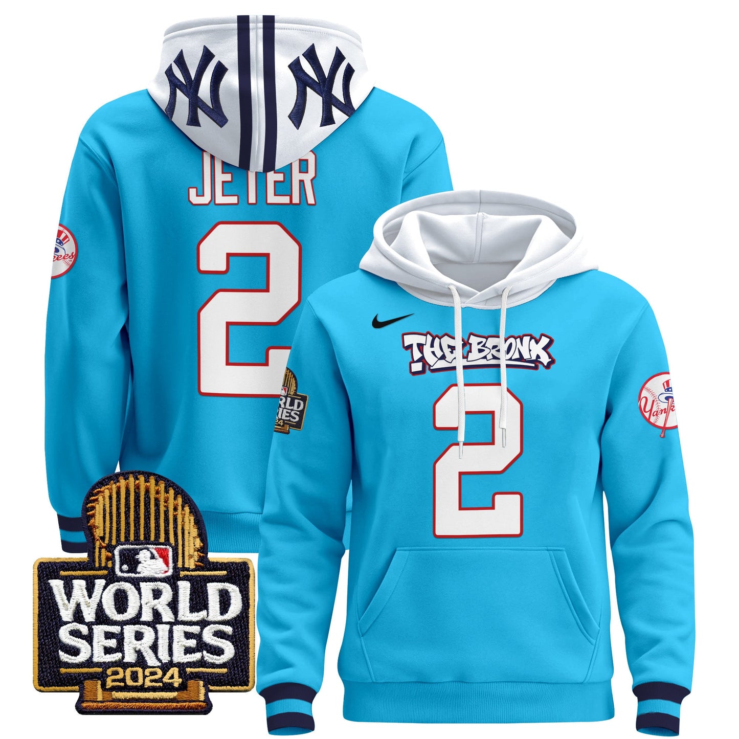 New York Yankees 2024 World Series Pullover Hoodie - All Stitched