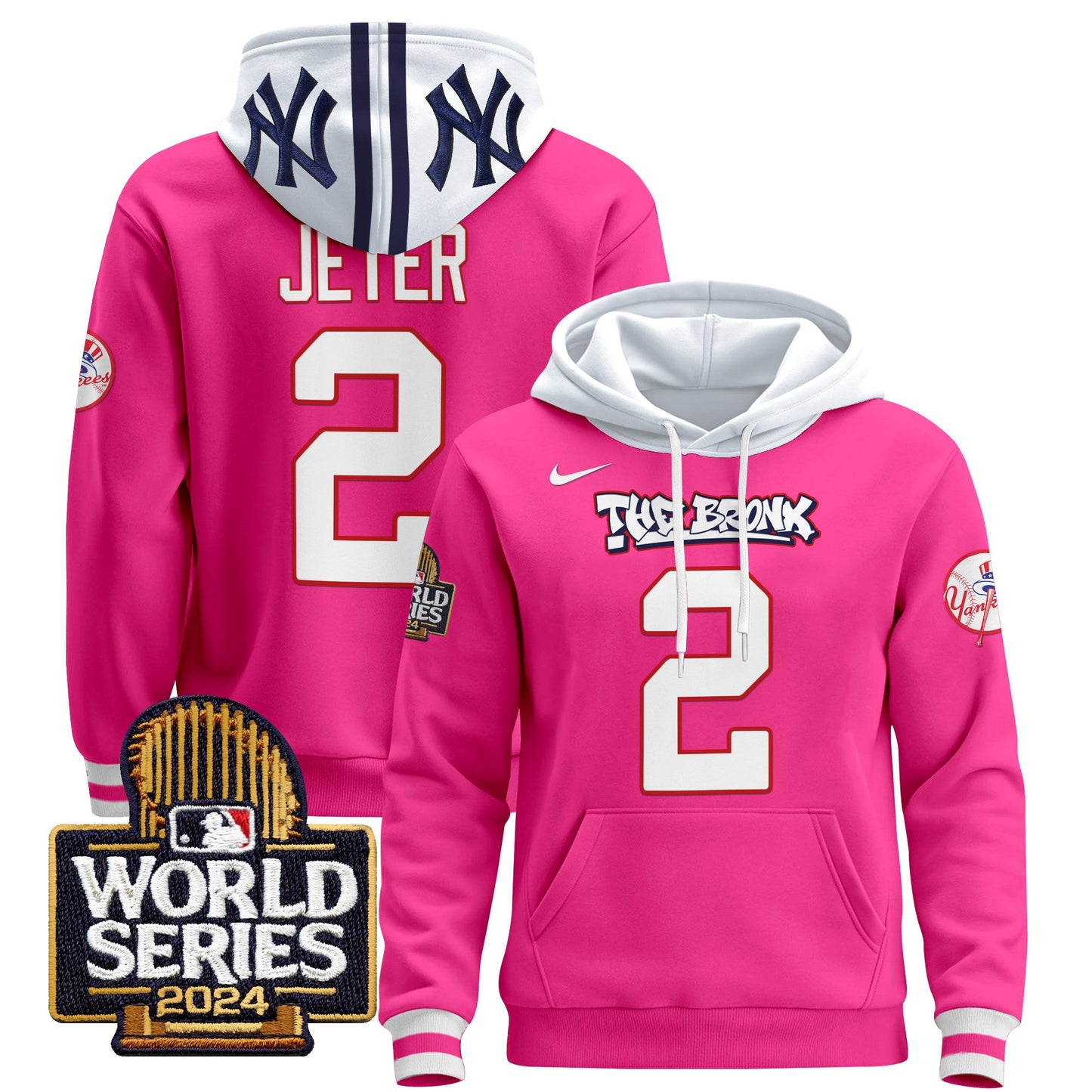 New York Yankees 2024 World Series Pullover Hoodie - All Stitched