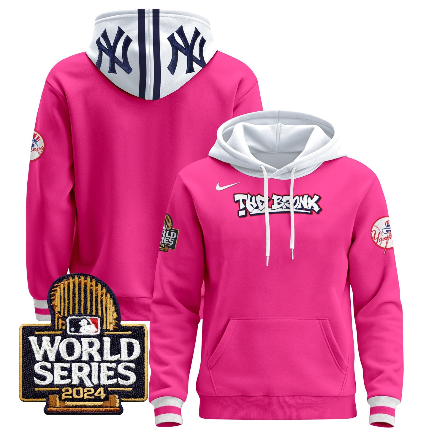 New York Yankees 2024 World Series Pullover Hoodie - All Stitched