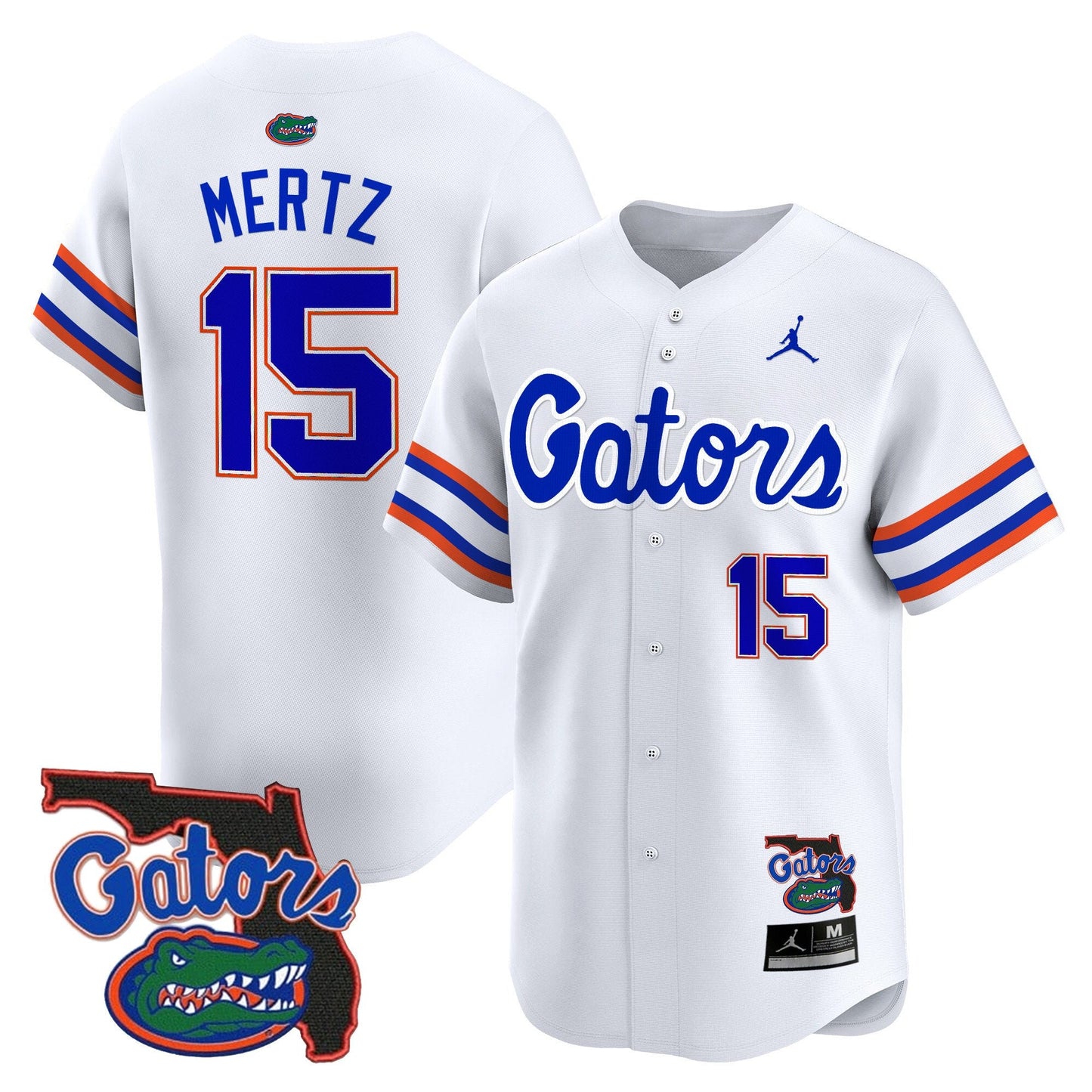 Florida Gators 2024 Florida Patch Vapor Baseball Jersey - All Stitched