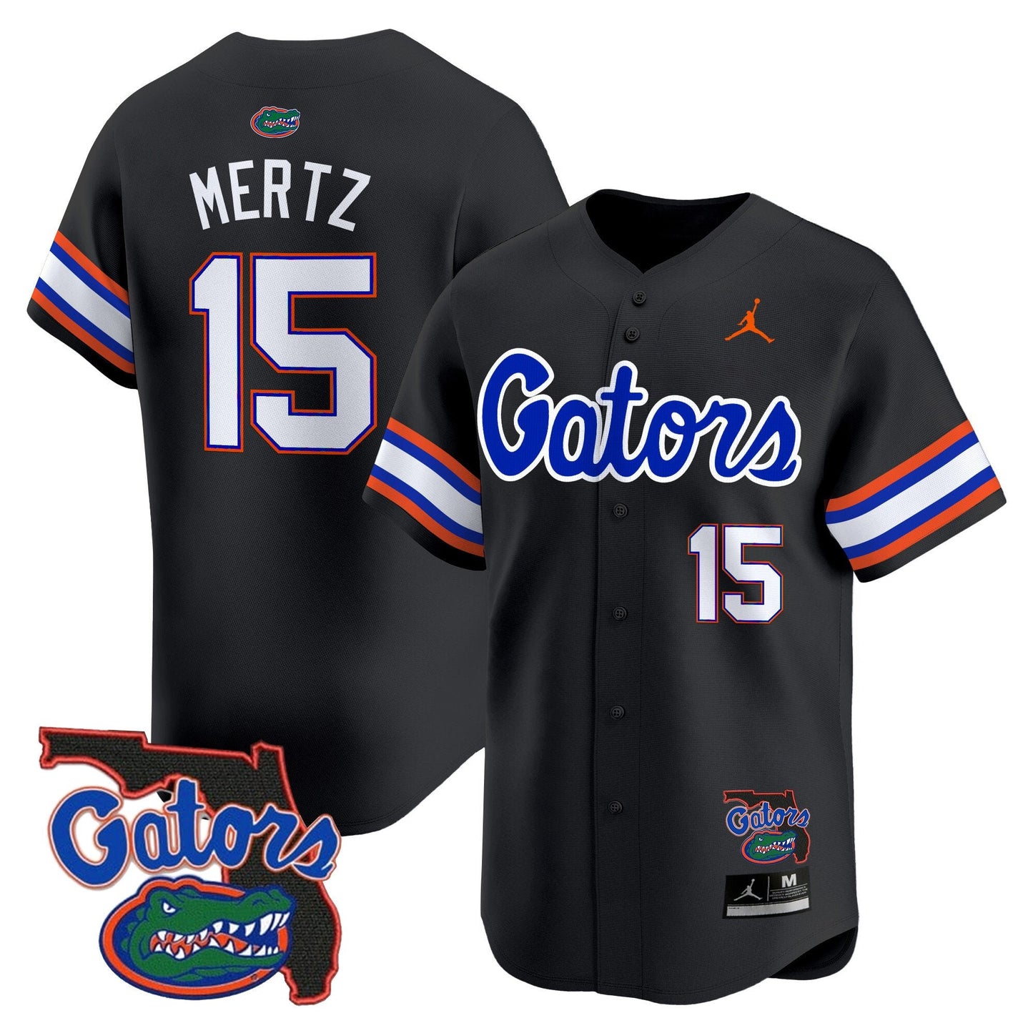 Florida Gators 2024 Florida Patch Vapor Baseball Jersey - All Stitched