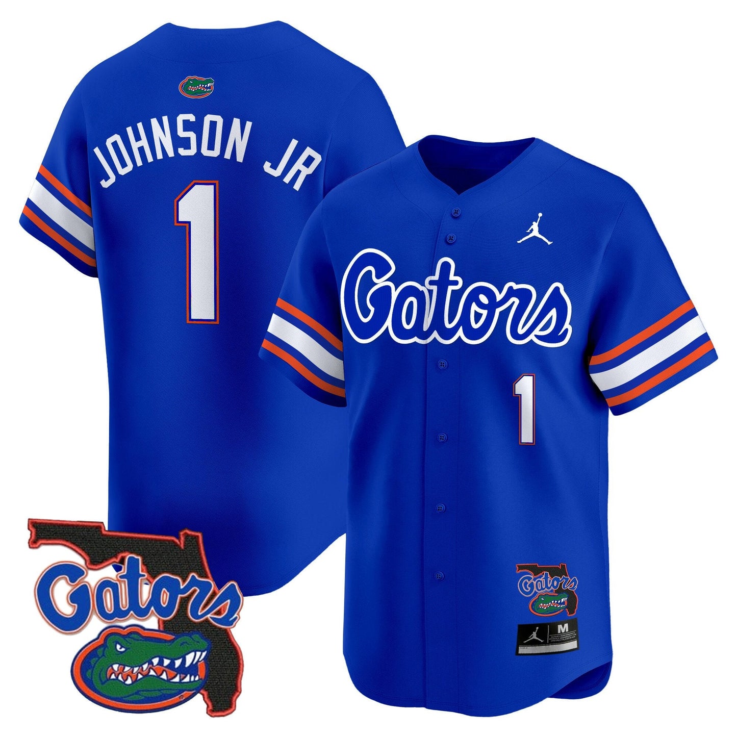 Florida Gators 2024 Florida Patch Vapor Baseball Jersey - All Stitched