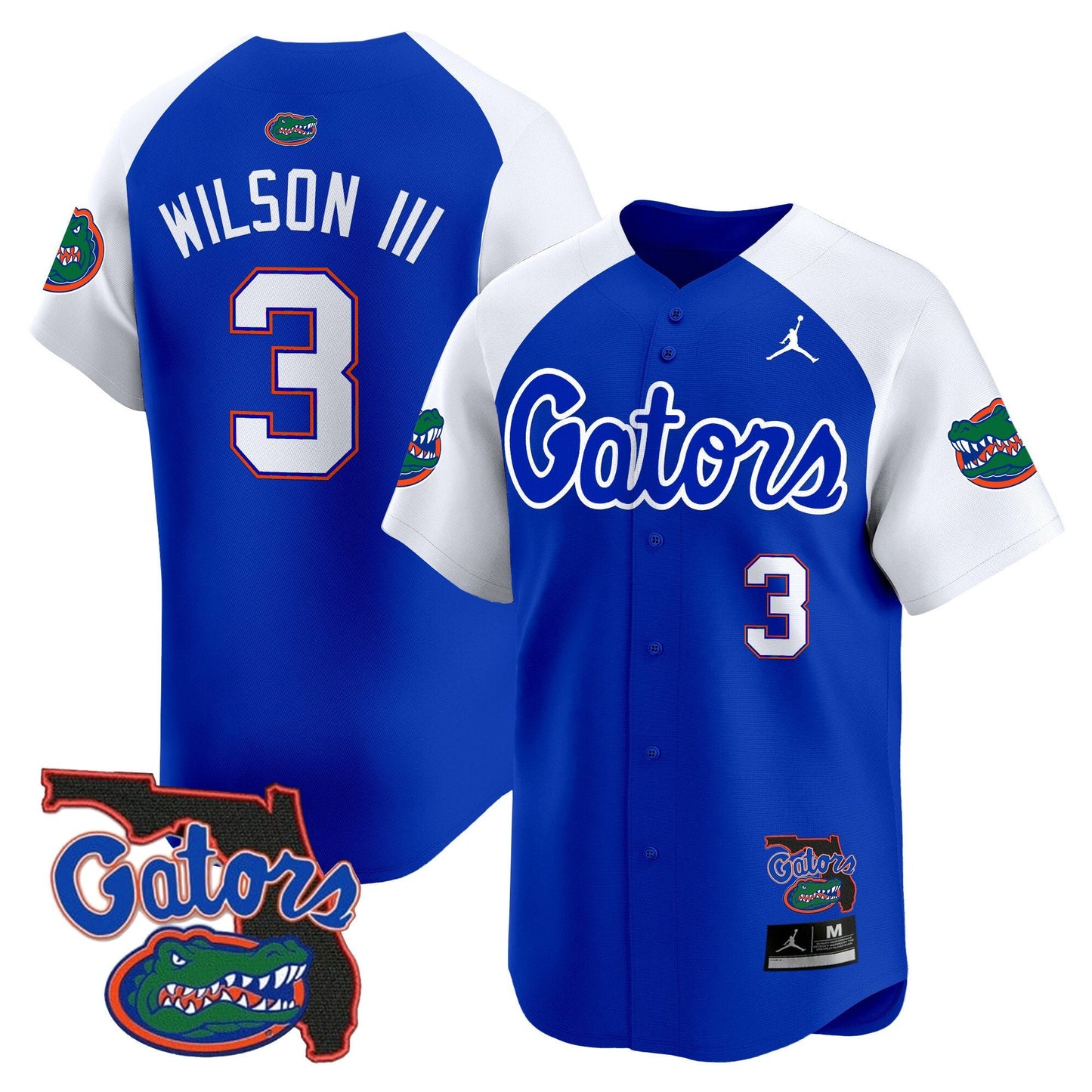 Florida Gators 2024 Florida Patch Vapor Baseball Jersey - All Stitched